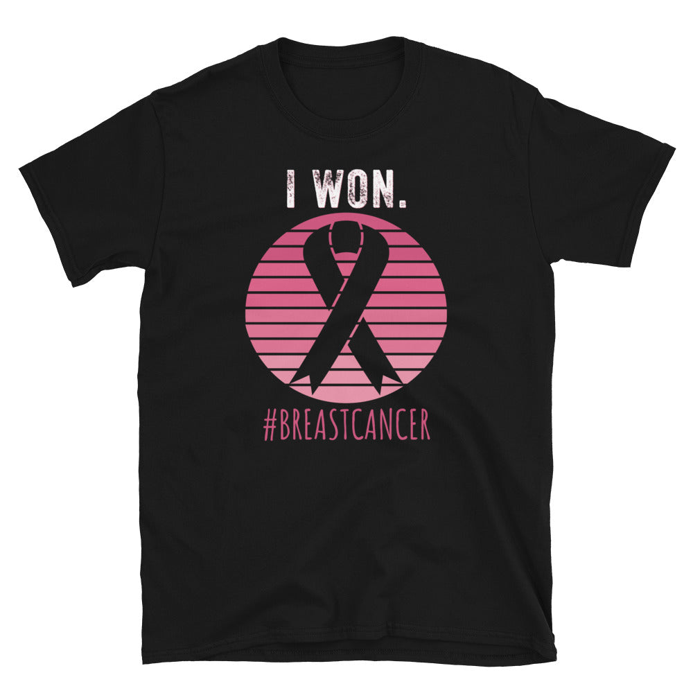 Gané camisa de sobreviviente de cáncer de mama, camisa de concientización sobre el cáncer de mama, apoyo al cáncer de mama, camisa de sobreviviente de cáncer, concientización sobre el cáncer de mama