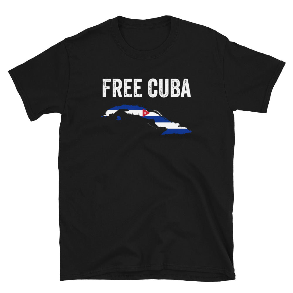 Free Cuba, #FreeCuba T-shirt, I Stand with Cuba Tee, Cuba Cuban Fight for Freedom, Anti Dictatorship, Viva Cuba Libre, Cuba Flag Shirt - Madeinsea©