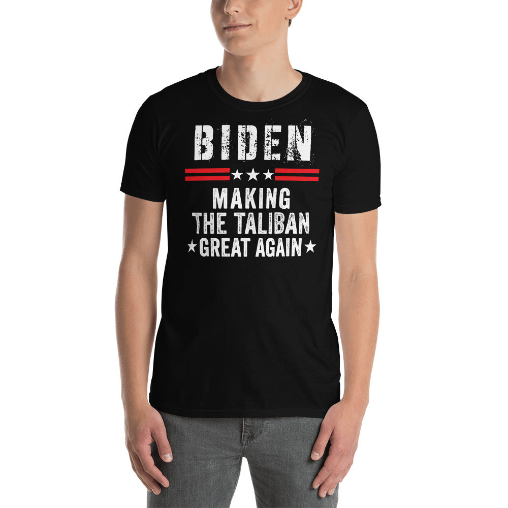 Making Taliban Great Again Shirt, Funny Biden Harris Shirt, Anti Biden Shirt, Republican American Flag Shirt - Madeinsea©