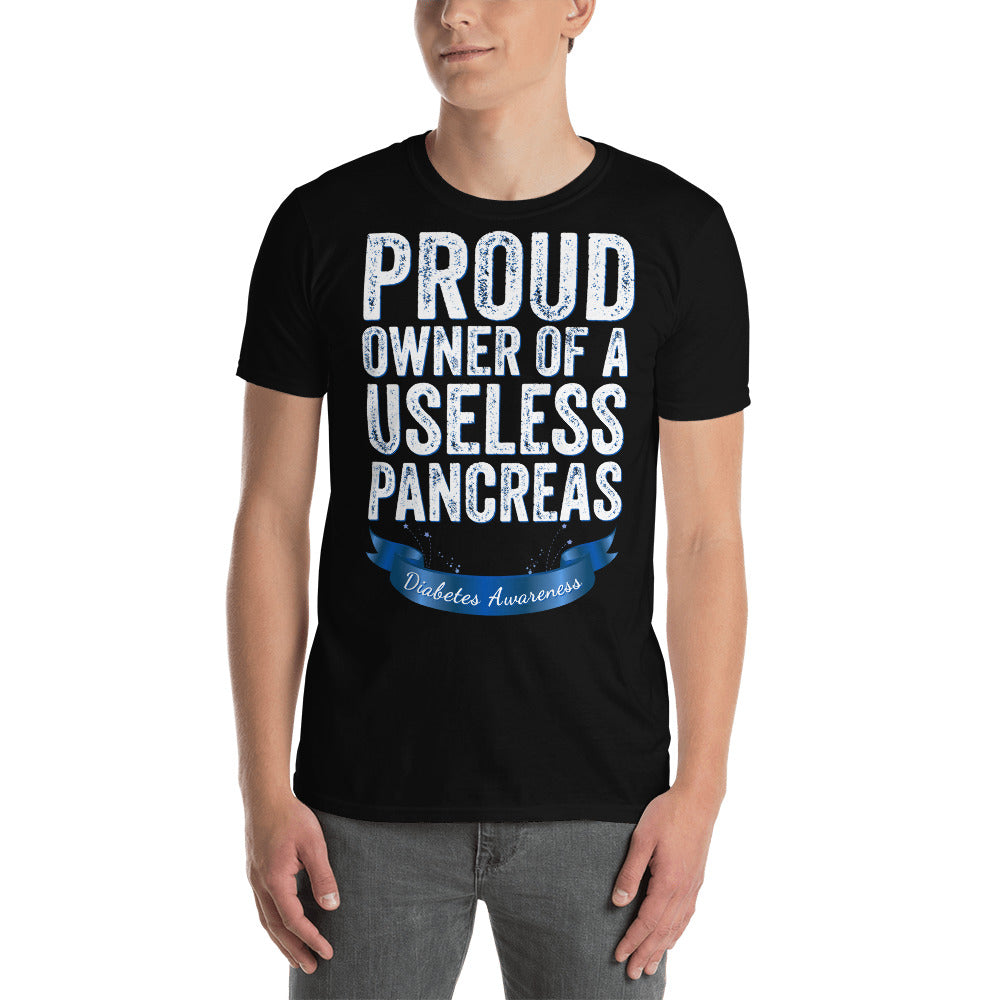 Proud owner of a useless pancreas, Diabetes Shirt, Diabetic Shirt, Useless Pancreas, Diabetes Awareness T-shirt, Pancreas T-Shirt, Funny Tee - Madeinsea©