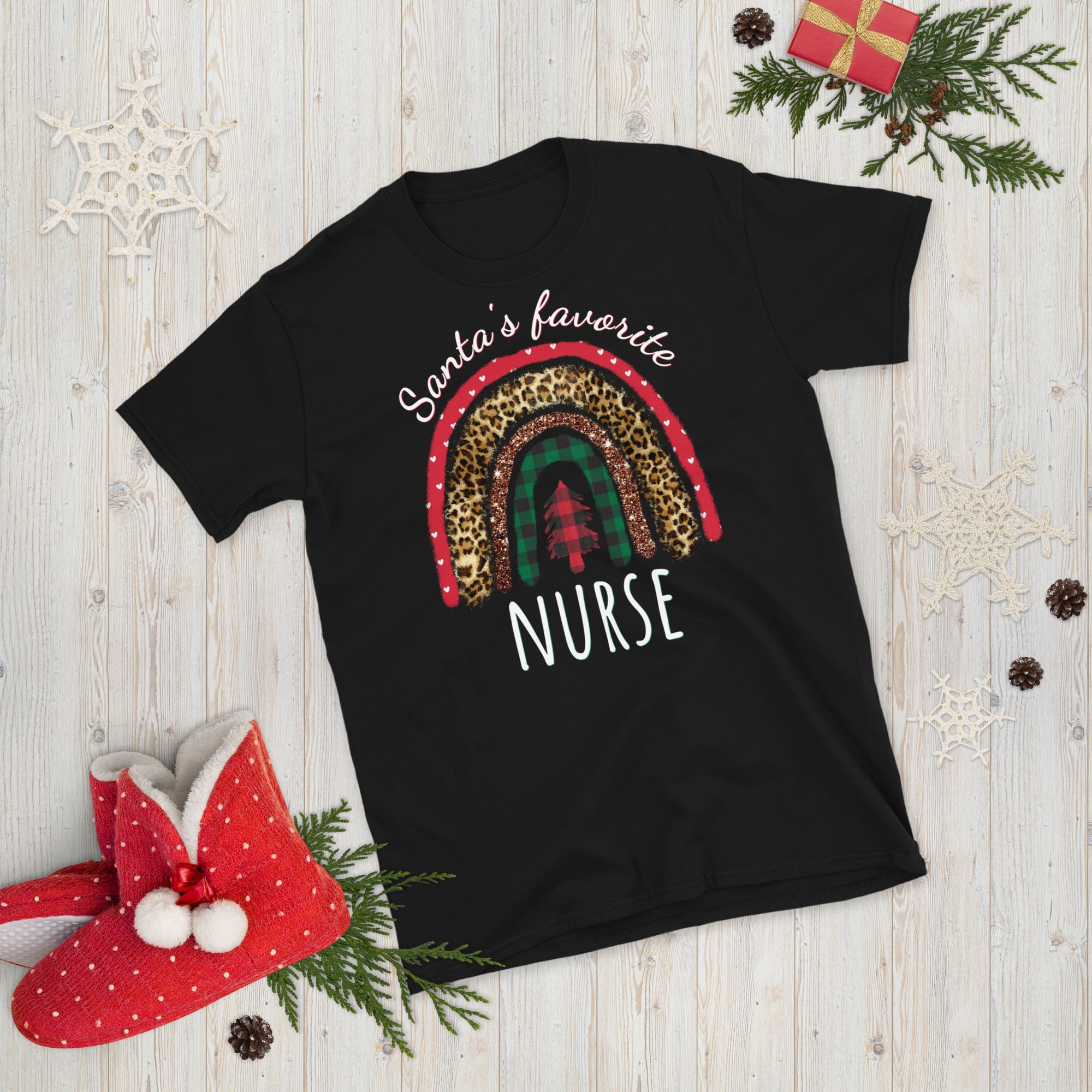 Santa&#39;s Favorite Nurse Shirt, Christmas Nursing Shirt, Nursing School T Shirt, Nursing School Tee, Nurse Shirt, Funny Nursing Shirt, Xmas