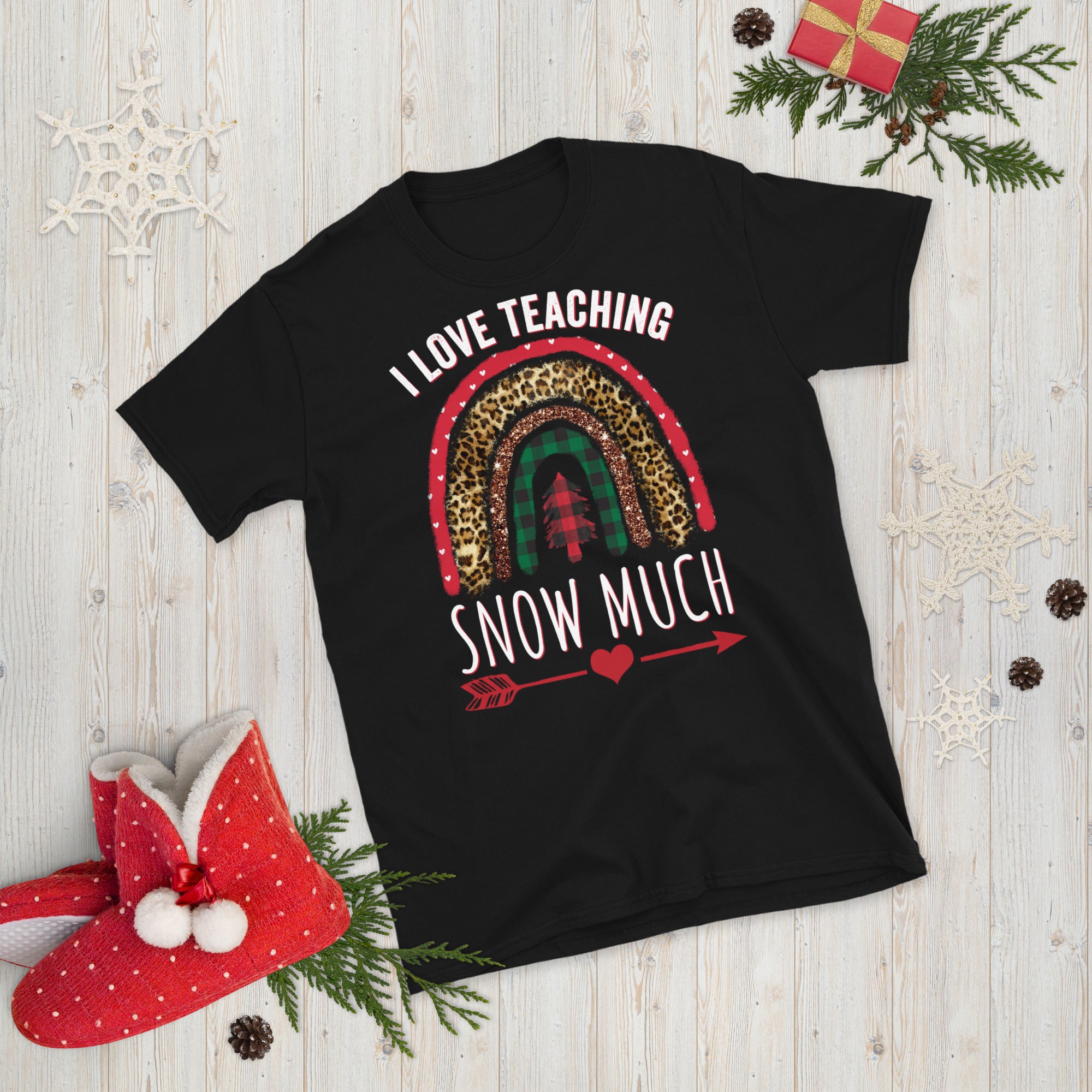 I Love Teaching Snow Much Shirt, Funny Winter Shirt for Teachers, Xmas Gift For Teacher, Teacher Christmas Shirt, Snow Day Shirt, Xmas Gifts - Madeinsea©