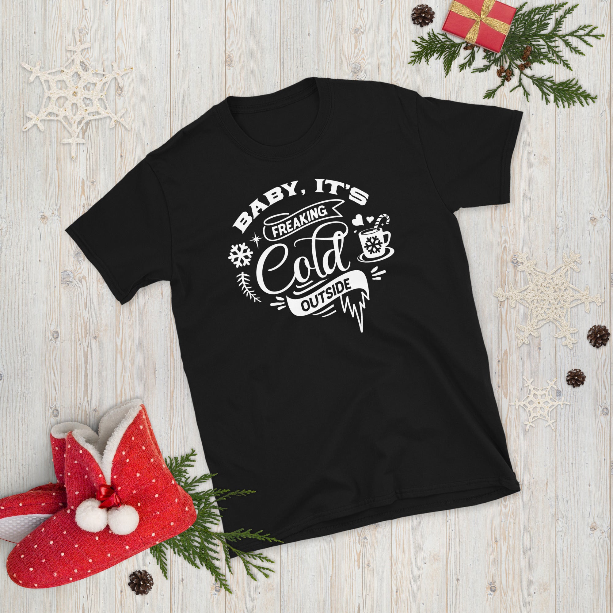 Baby Its Cold Outside Shirt, Holiday Shirt, Cute Christmas Shirt, Funny Christmas Shirt, Matching Christmas, Gift for Her, Cute Winter Shirt - Madeinsea©