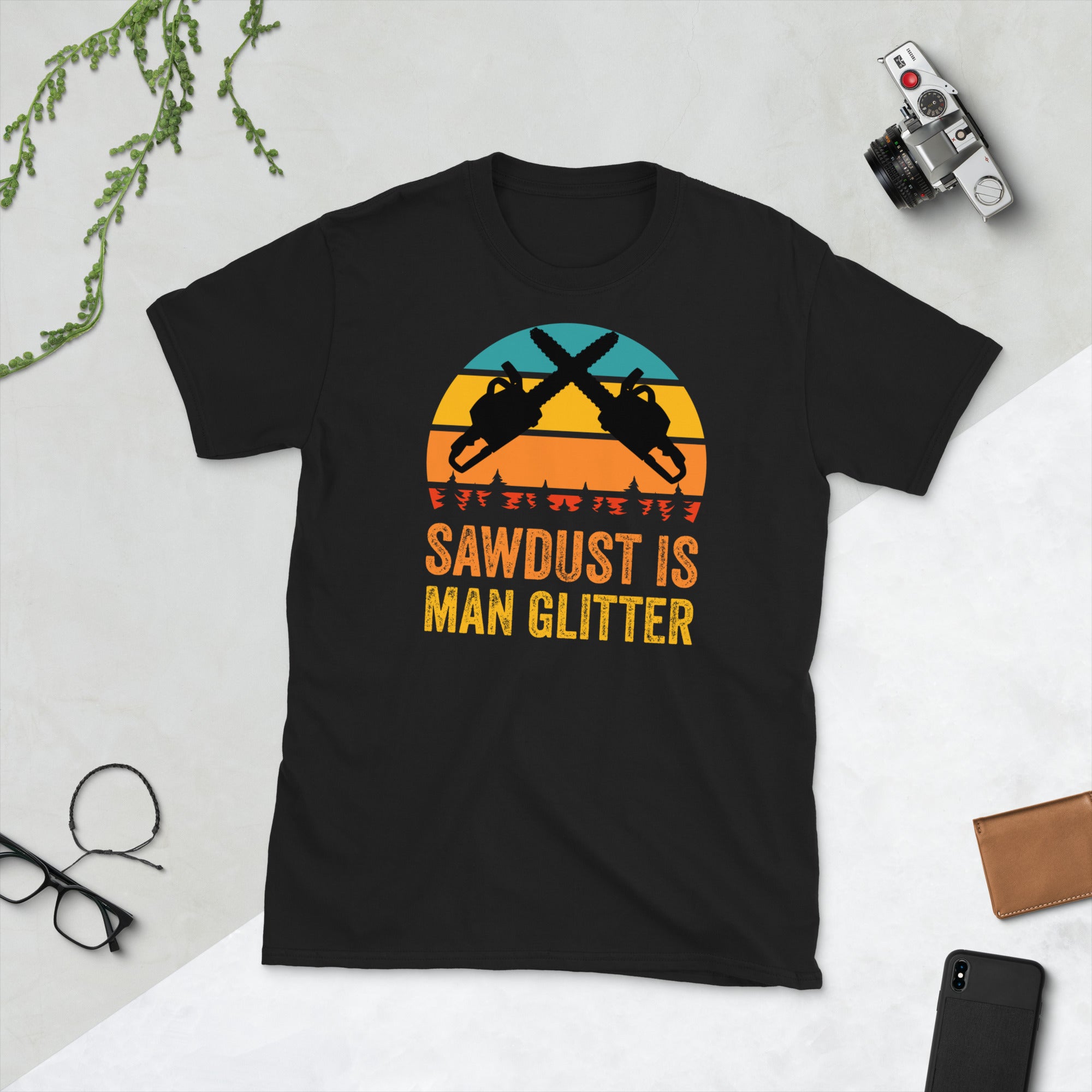 Sawdust Is Man Glitter T-Shirt, Arborist Shirt, Forester Shirt, Arboculturist Gift, Forester Gift, Arborist Gift, Arboculturist Shirt - Madeinsea©