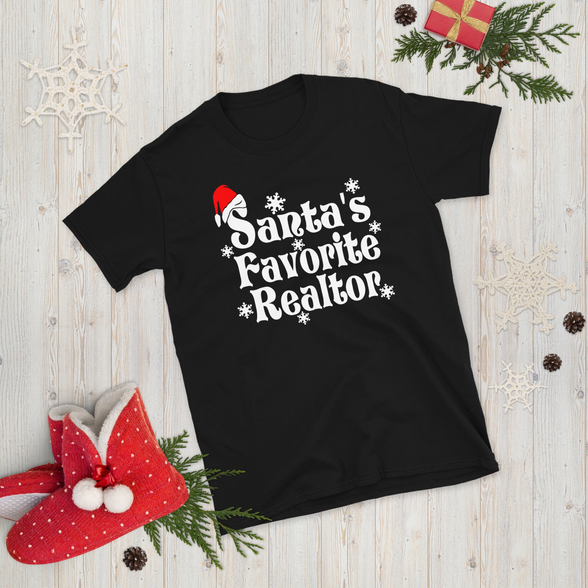 Santas Favorite Realtor T Shirt, Realtor Christmas Shirt, Santa Hat Shirt, Realtor Shirt, Realtor Gifts, Christmas Gift For Realtor - Madeinsea©