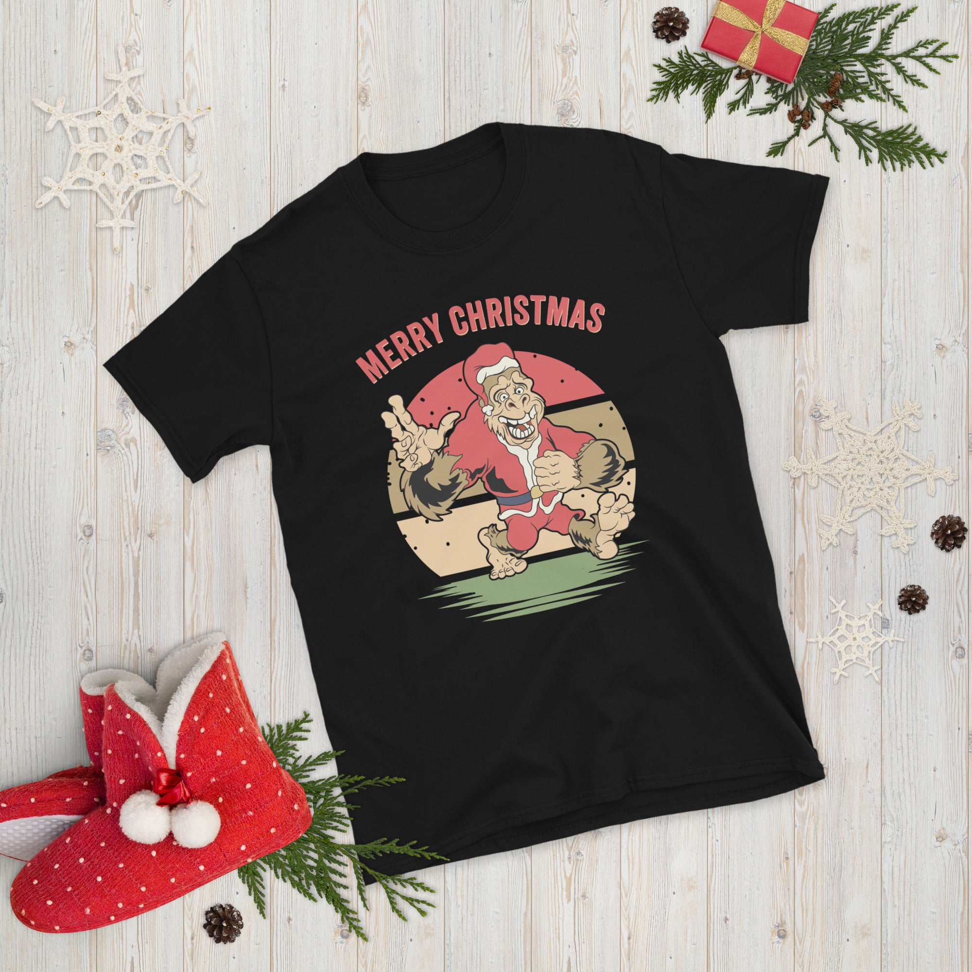 Bigfoot Christmas Shirt, Bigfoot Lover Gift, Christmas Gift Shirt, Funny Bigfoot Holiday Shirt, Sasquatch Xmas Shirt, Bigfoot Believe Shirt - Madeinsea©