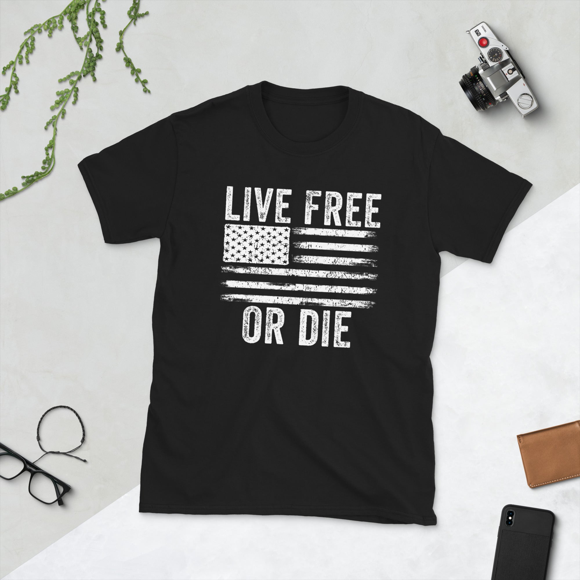 Live Free or Die Shirt, 2nd Amendment T-Shirt, Patriotic USA Flag Shirt, Fight For Freedom, Liberty or Death, Freedom Lover Gift, Gun Rights - Madeinsea©