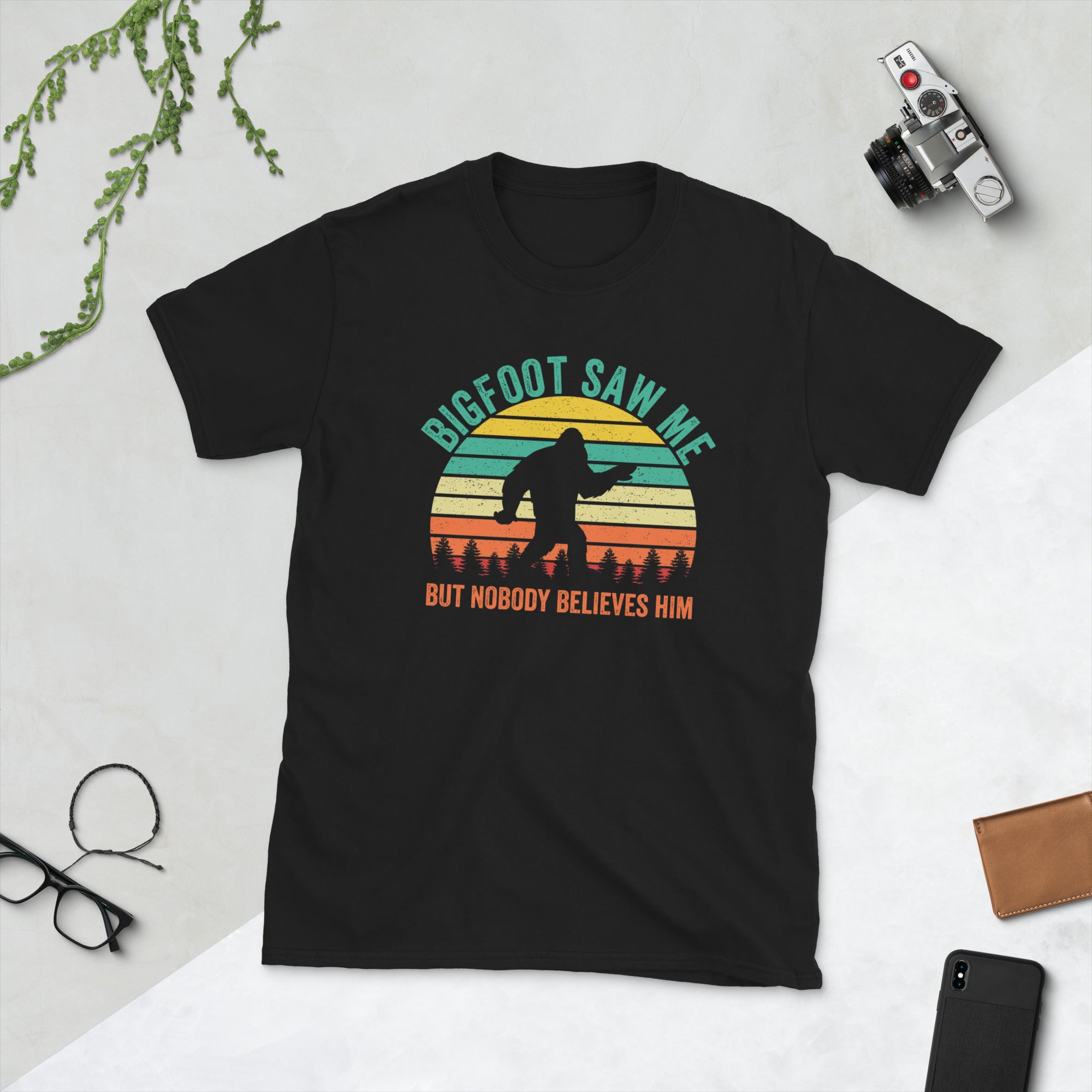 Bigfoot Saw Me But Nobody Believes Him T-Shirt, Funny Bigfoot Shirt, Bigfoot Gifts, Bigfoot Lovers Shirt, Sasquatch T Shirt, Bigfoot Tee - Madeinsea©