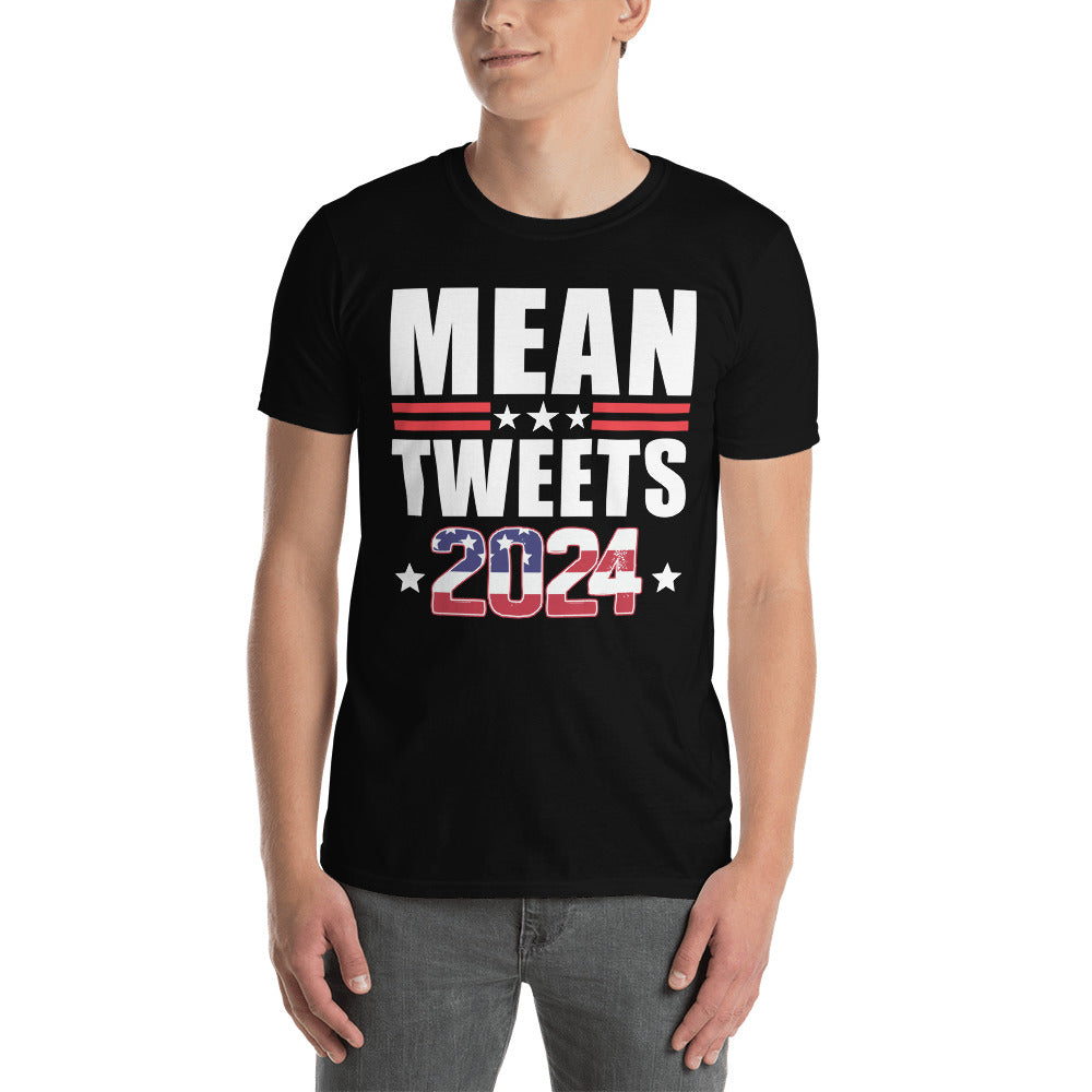 Mean Tweets 2024 Shirt, Donald Trump 2024 Shirt, Republican Gifts, Trump Fan Shirt, Anti Biden T Shirt, USA American Patriot Tee - Madeinsea©