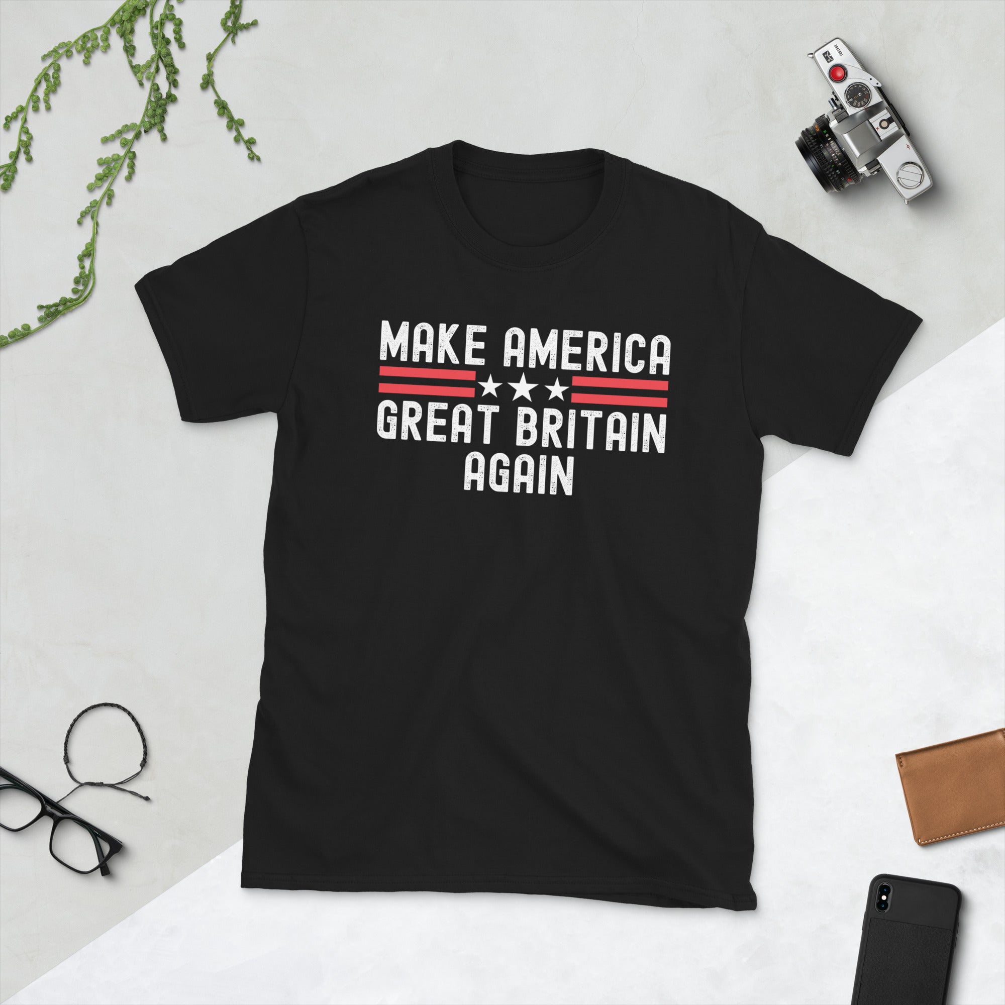 Make America Great Britain Again, Make America Great Shirt, MAGA T Shirt, United States, United Kingdom, USA American Flag Shirt - Madeinsea©