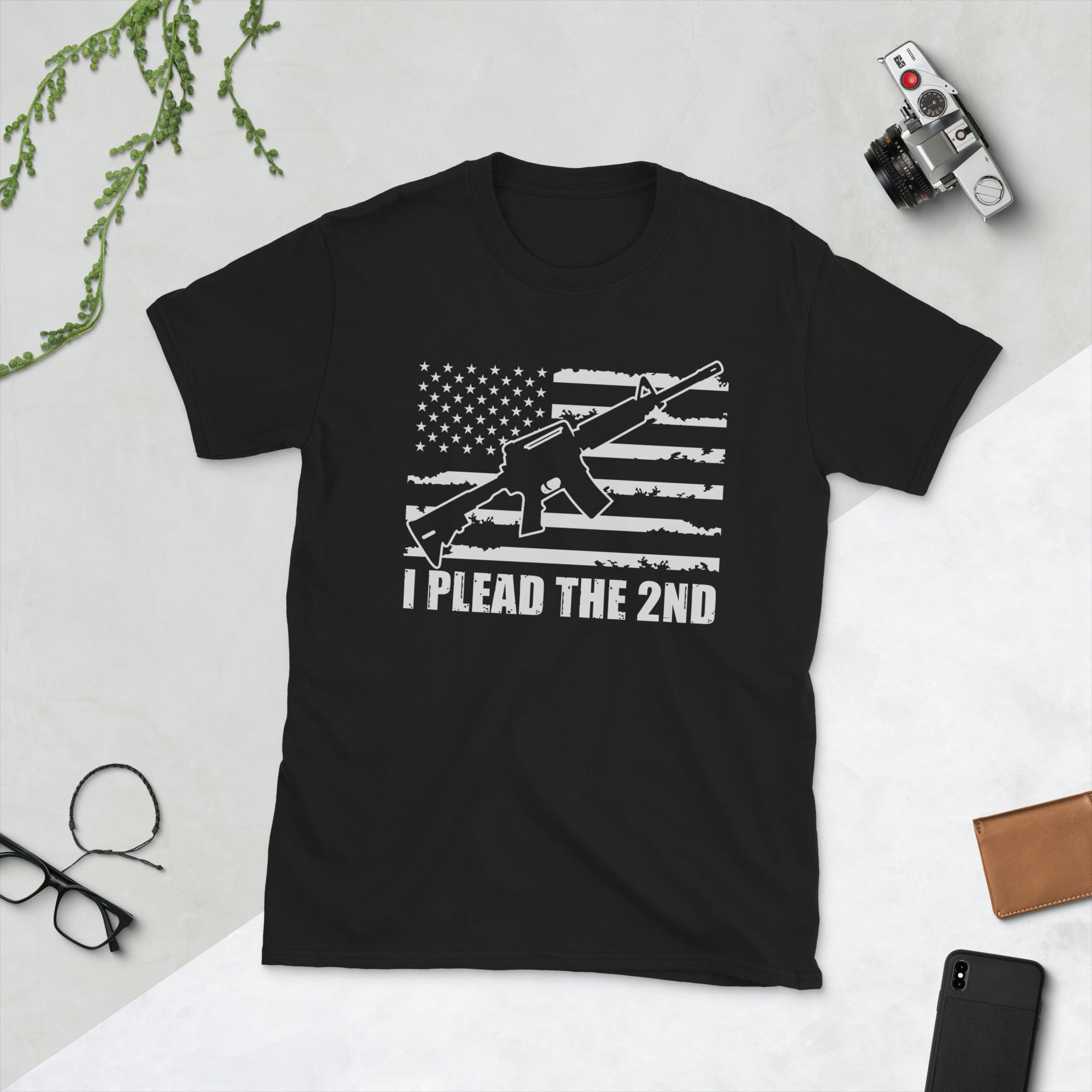 I Plead The 2nd Amendment T-Shirt, 2nd Amendment Shirt, Gun Rights, AR-15, Gun Flag Shirt, 2A Shirt, USA American Flag, Pro Guns Tee - Madeinsea©