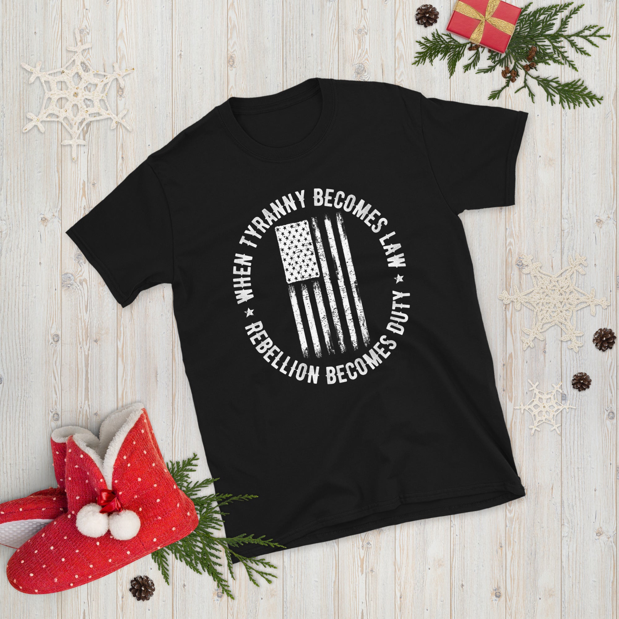 Tyranny Shirt, When Tyranny Becomes Law, Rebellion Becomes Duty, 1776 Shirt, Freedom Shirt, Thomas Jefferson Quote, Patriotic Gifts, Patriot - Madeinsea©