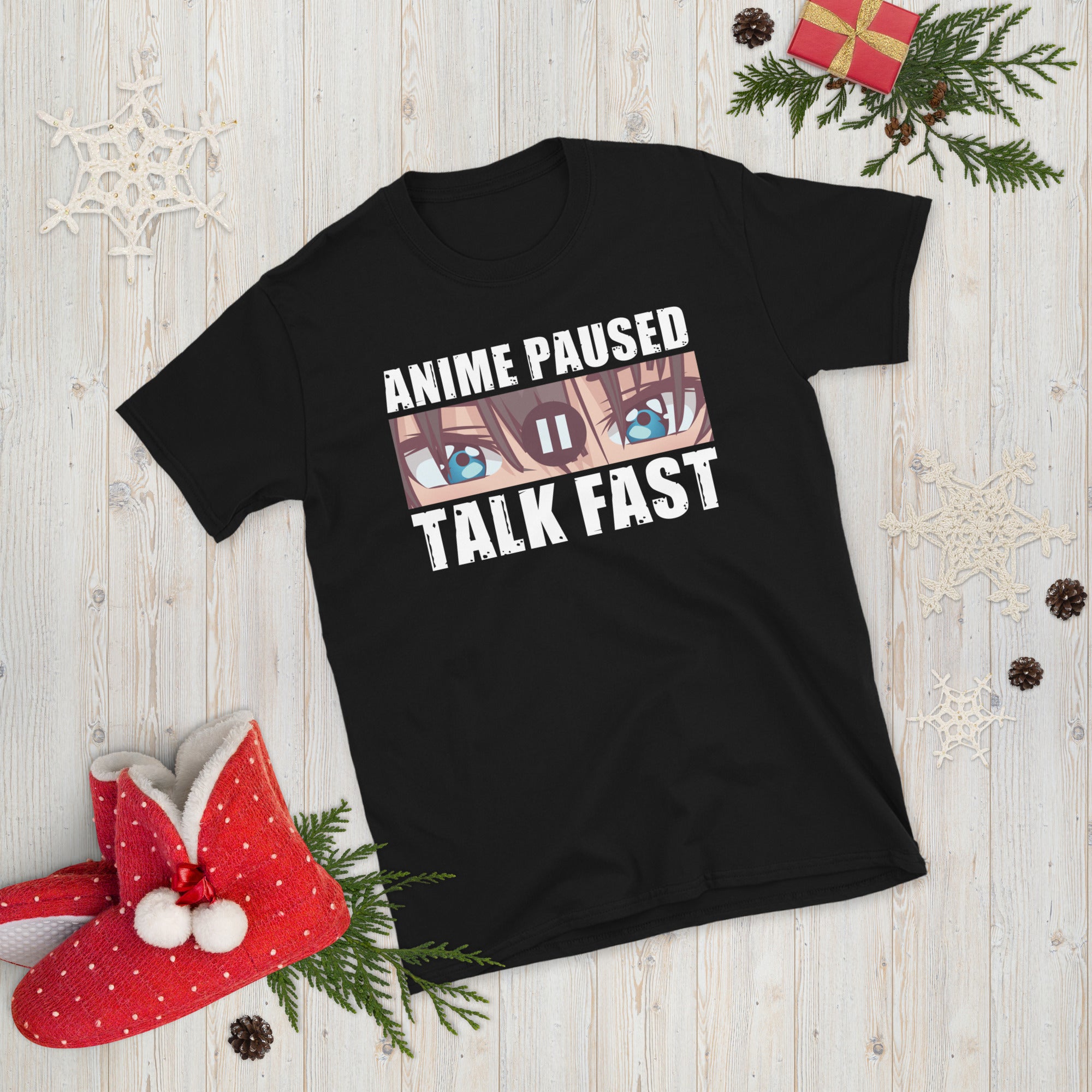 Anime Shirt, Anime Paused Talk Fast, Gift for Anime Fan, Anime Otaku Shirt, Kawaii Clothing, Harajuku Gifts, Japanese Anime Tee, Cute Anime - Madeinsea©