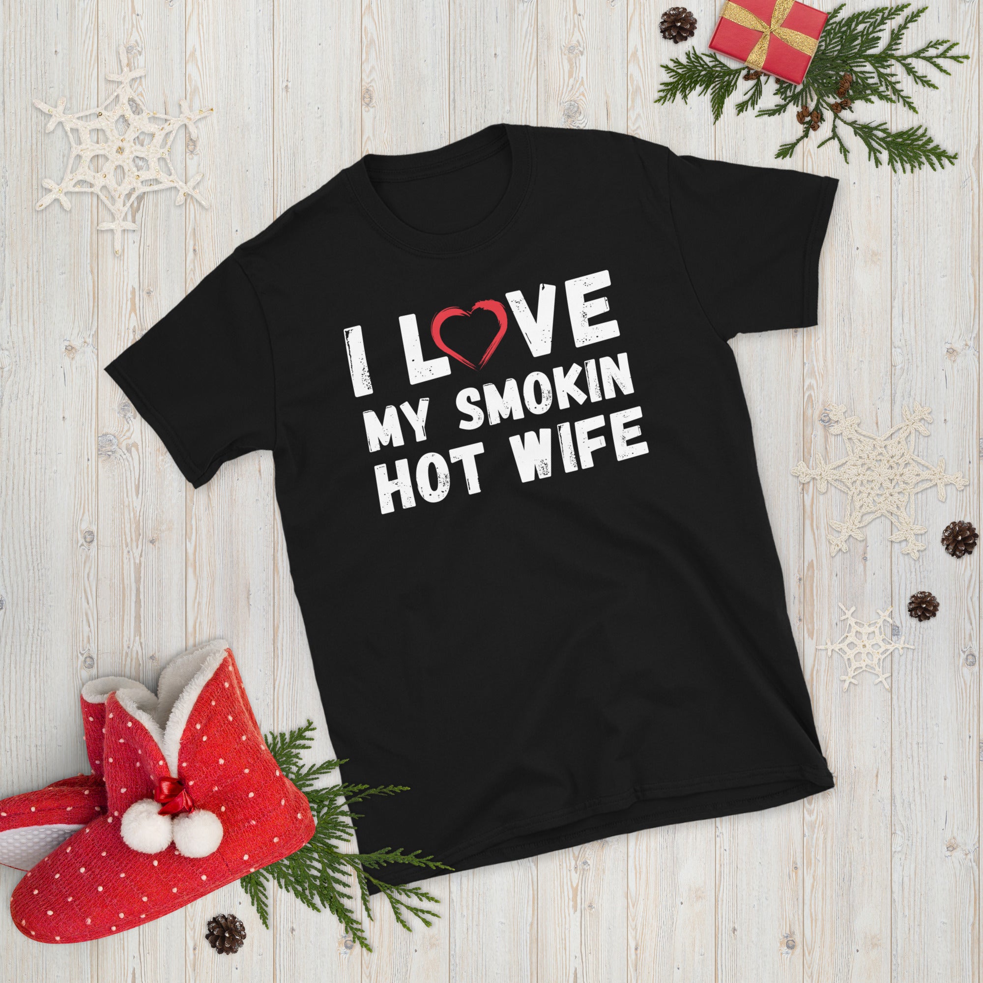 Wedding Gift, Anniversary Shirt, I Love My Smokin Hot Wife, I Love My Wife Shirt, Funny Husband Tshirt, Husband Gift, Fiance Shirt - Madeinsea©