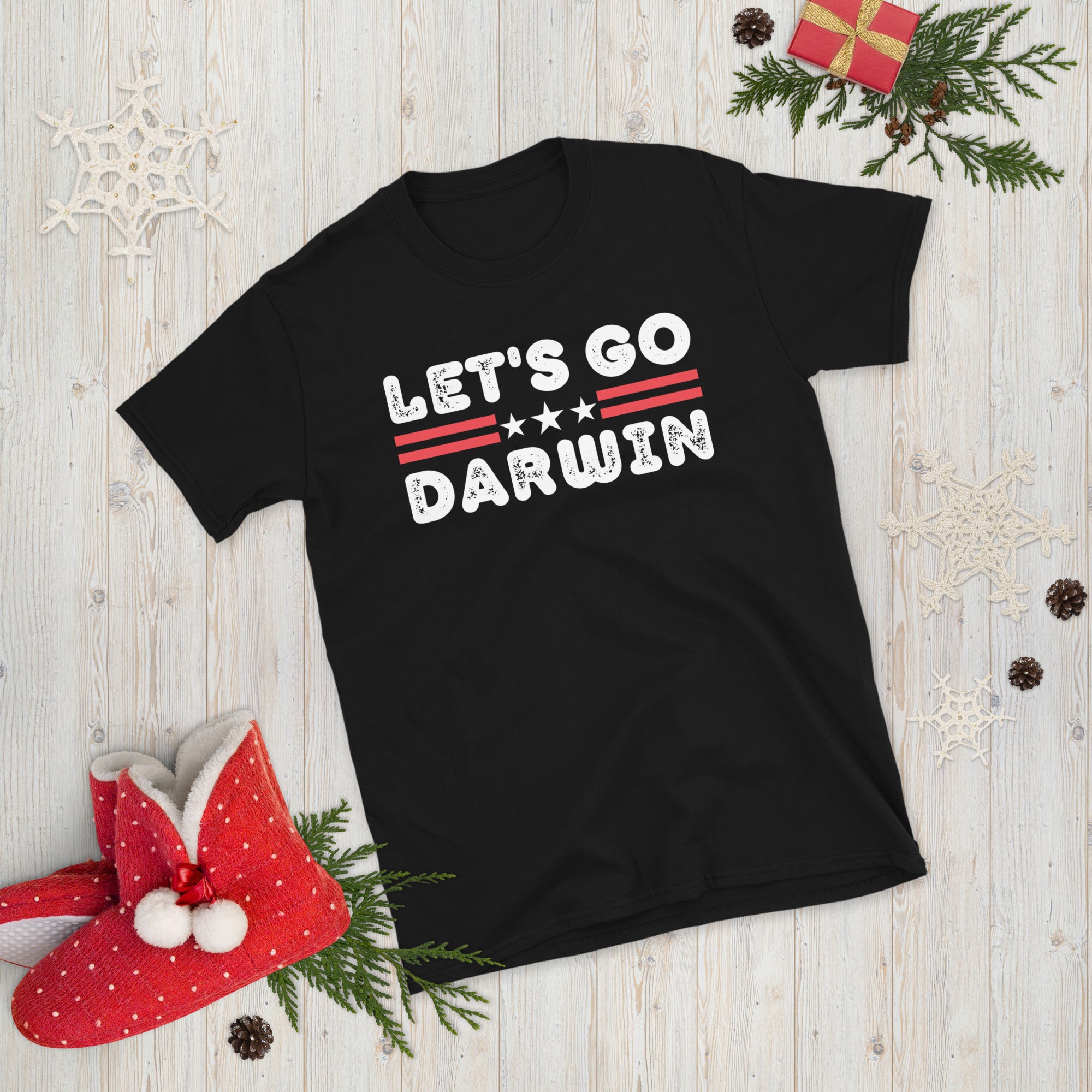 Let’s Go Darwin Shirt, Lets Go Darwin TShirt, Fully Vaccinated T-Shirt, Pro Vaccine, Pro Biden, Fully Vaccinated, Funny Democrat Gifts - Madeinsea©