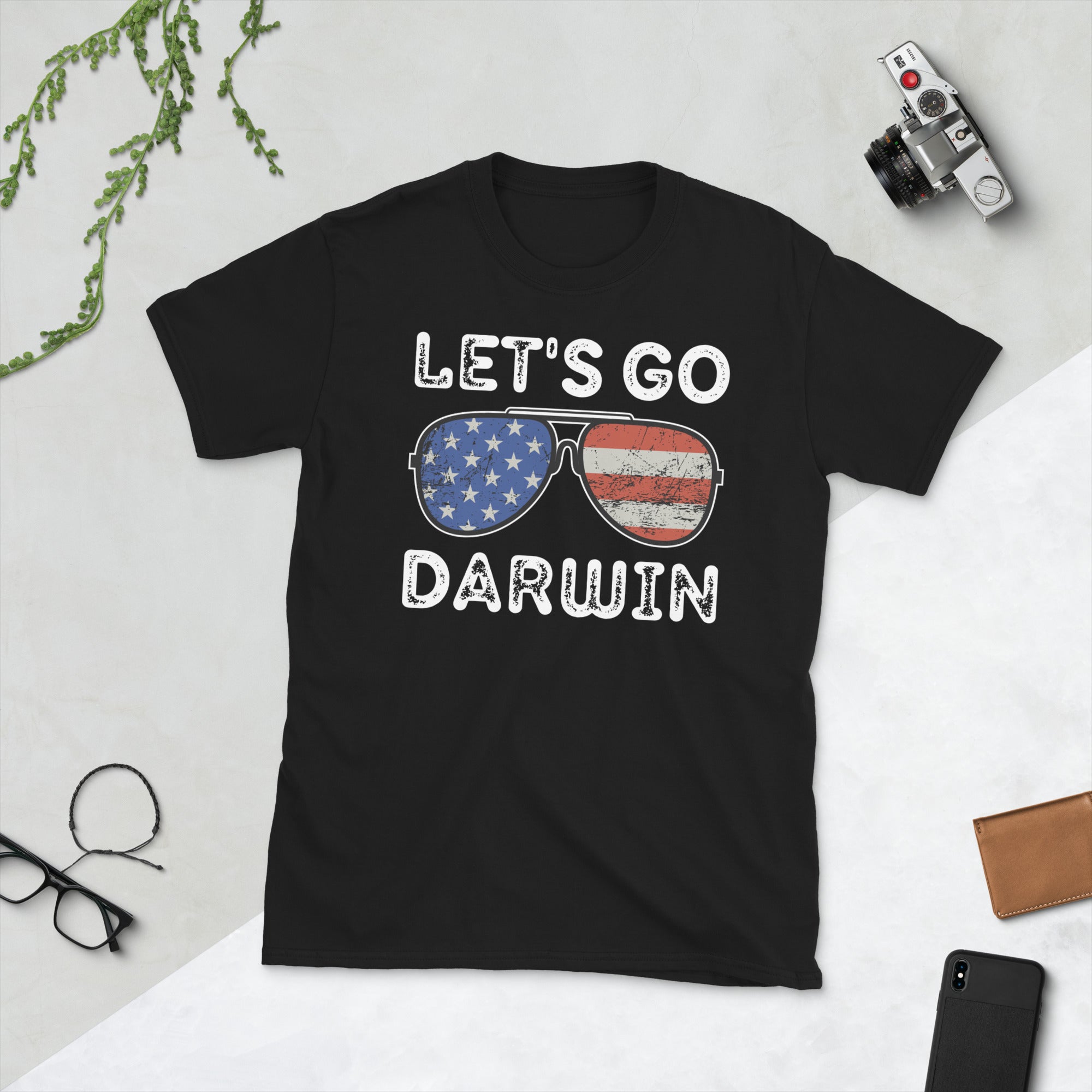 Lets Go Darwin Shirt, Let&#39;s Go Darwin TShirt, Fully Vaccinated T-Shirt, Pro Vaccine, Pro Biden, Funny Vaccinated Shirt, Funny Democrat Gifts - Madeinsea©