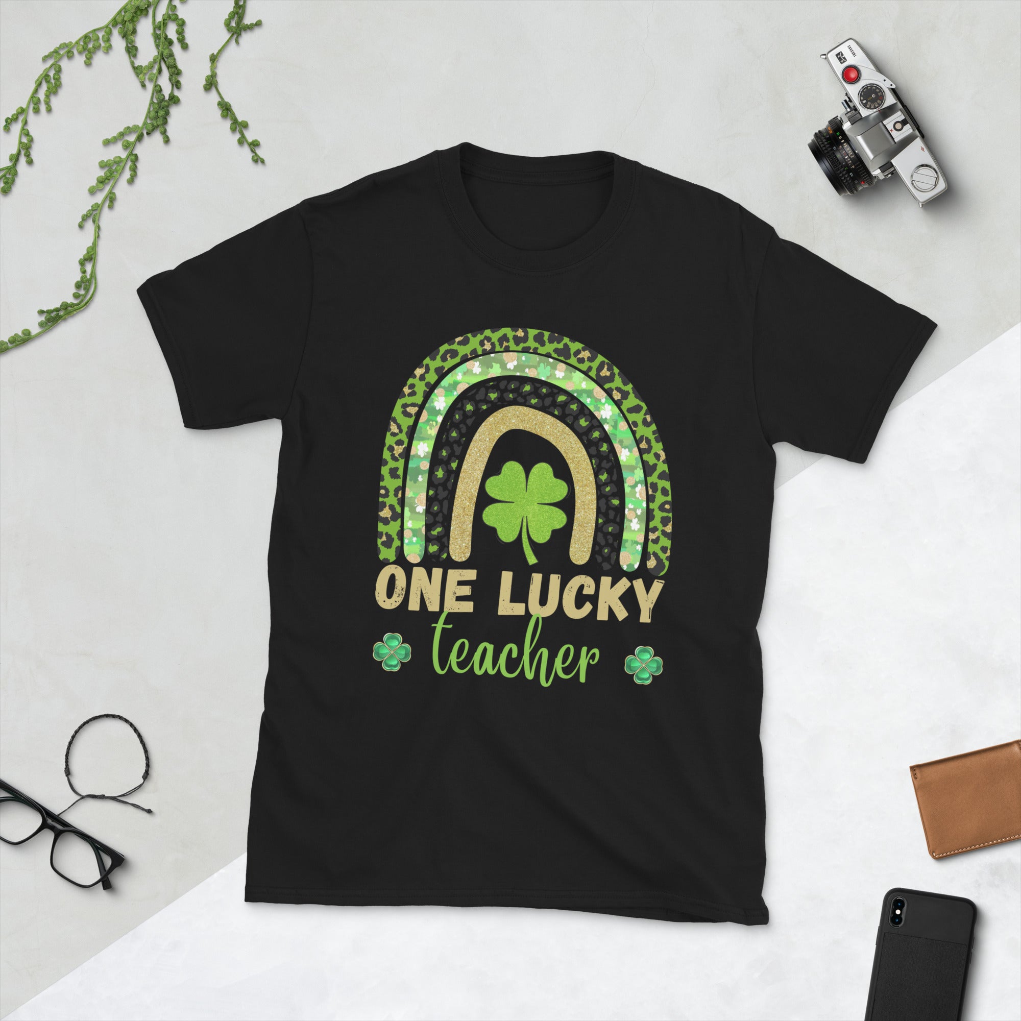 One Lucky Teacher Shirt, St Patricks Teacher Rainbow Shirt, Irish Teacher Shirt, Lucky Shamrock Teacher TShirt, Shamrock Shirt, Teacher Gift - Madeinsea©