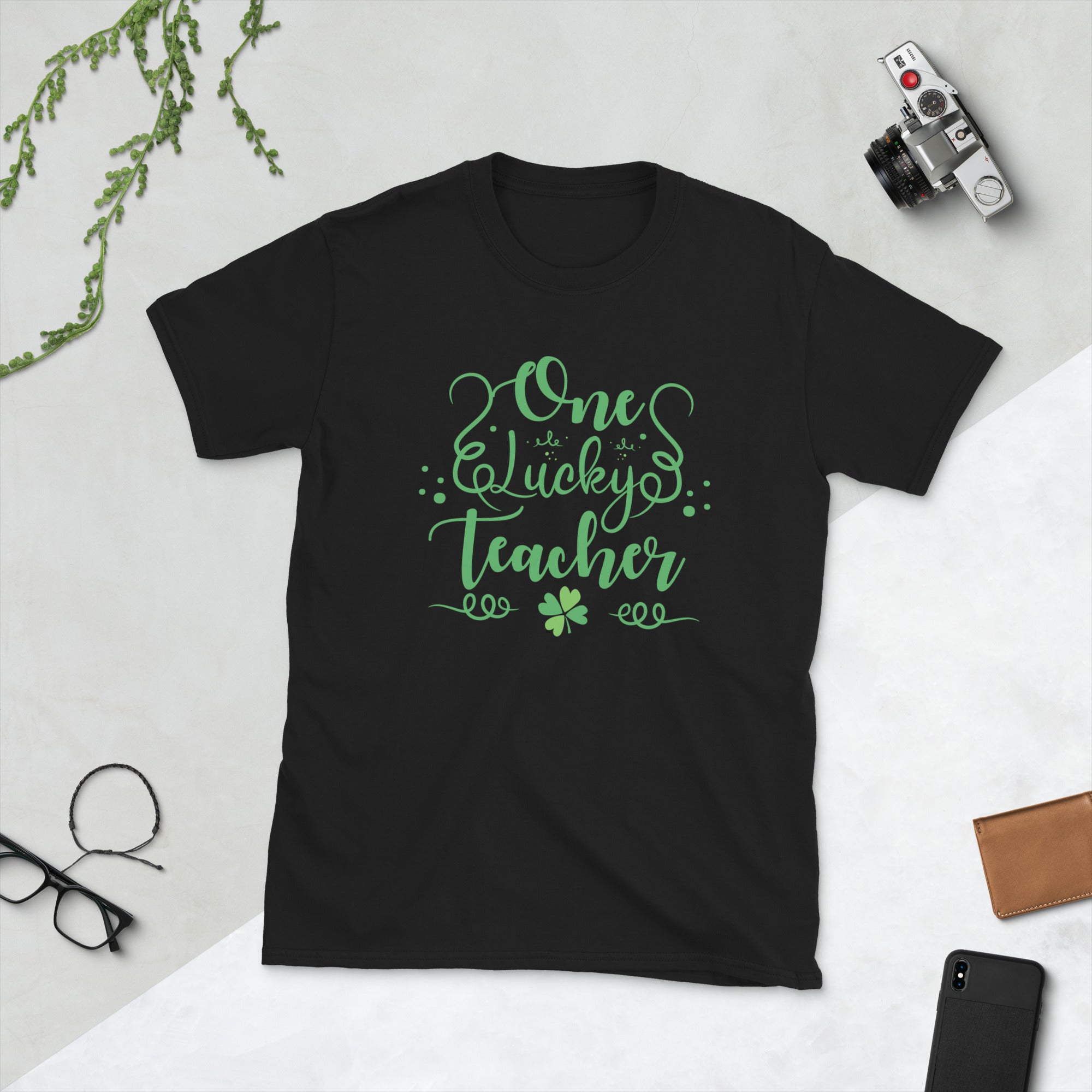 One Lucky Teacher Shirt, St Patricks Day Teacher Shirt,Lucky Teacher TShirt, St Patricks Gifts, Shamrock Tee, St. Pattys Shirt,Teacher Shirt - Madeinsea©