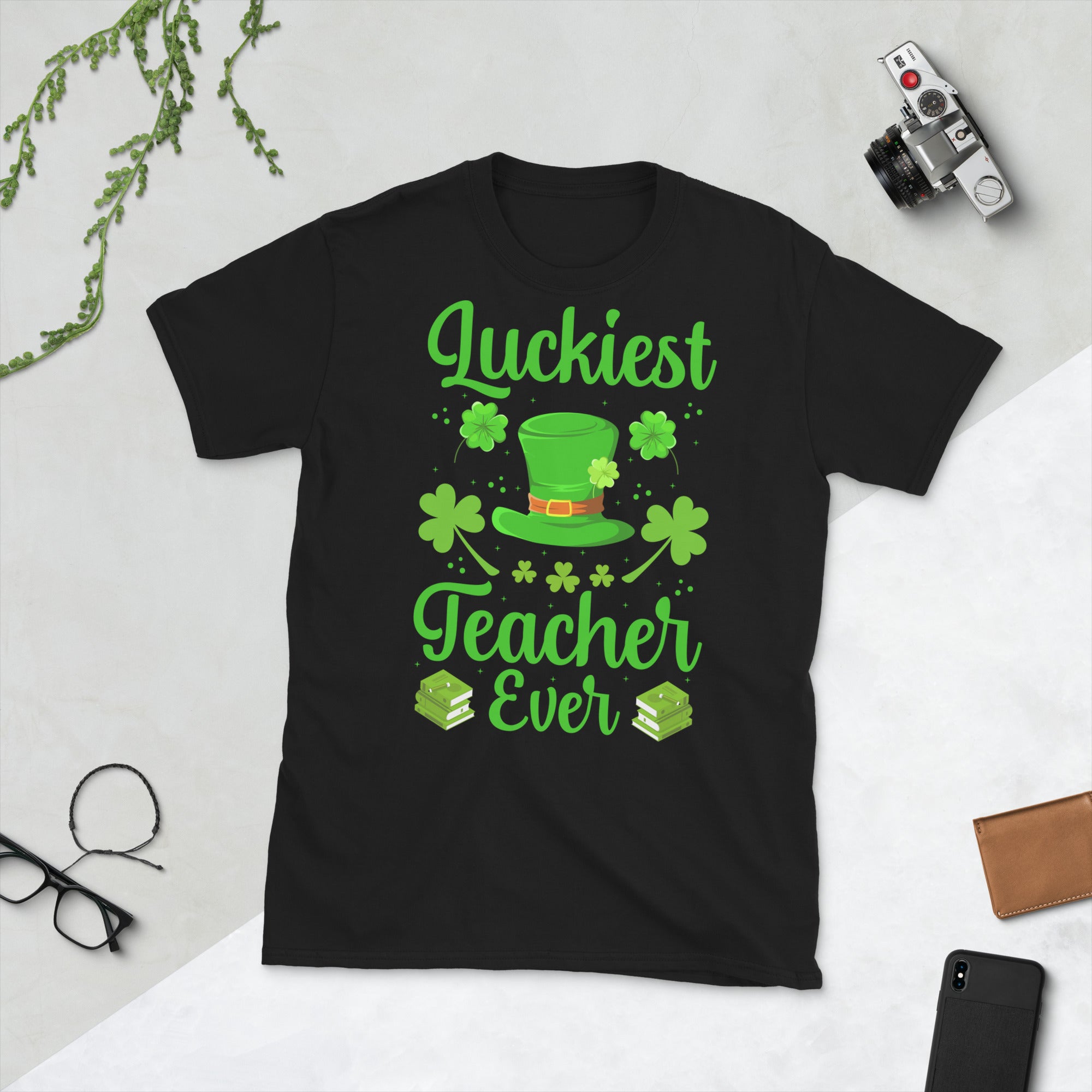 Luckiest Teacher Ever Shirt, St Patricks Day Teacher Shirt, Irish Teacher Gift, St Pattys Day Tshirt, Funny Teacher Shirt, Lucky Teacher Tee - Madeinsea©