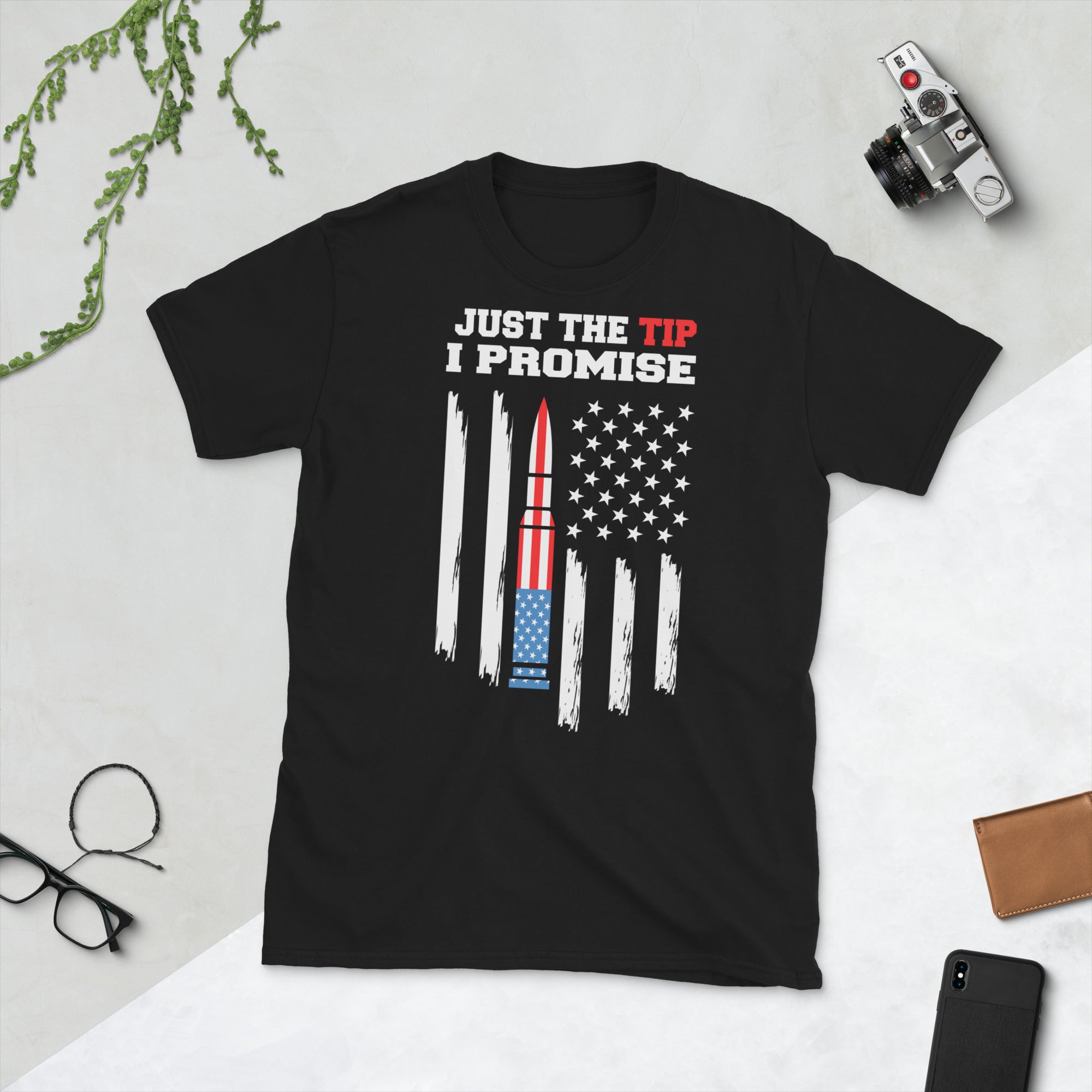 Just The Tip I Promise, Funny Guns Shirt, American Patriot T-Shirt, Sarcastic Gun Shirt, Funny Gift for Men, 2nd Amendment Shirt, Pro Guns - Madeinsea©