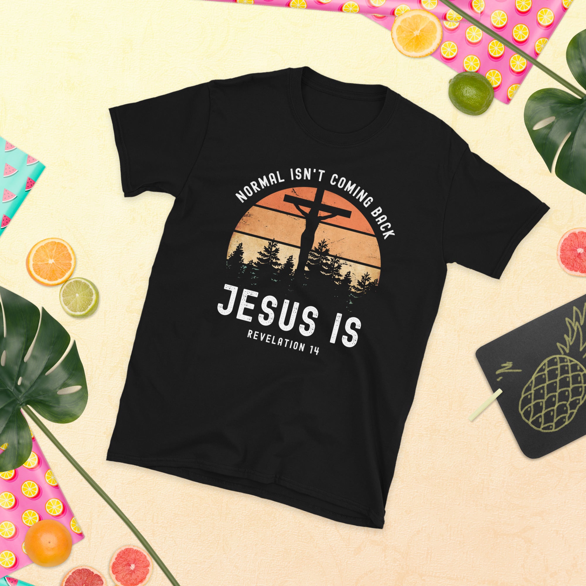 „Normal Isn't Coming Back“ – Jesus ist Shirt, Offenbarung 14 Shirt, inspirierendes Shirt, Glaube T-Shirt, religiöses T-Shirt, Bibelvers Shirt, Jesus