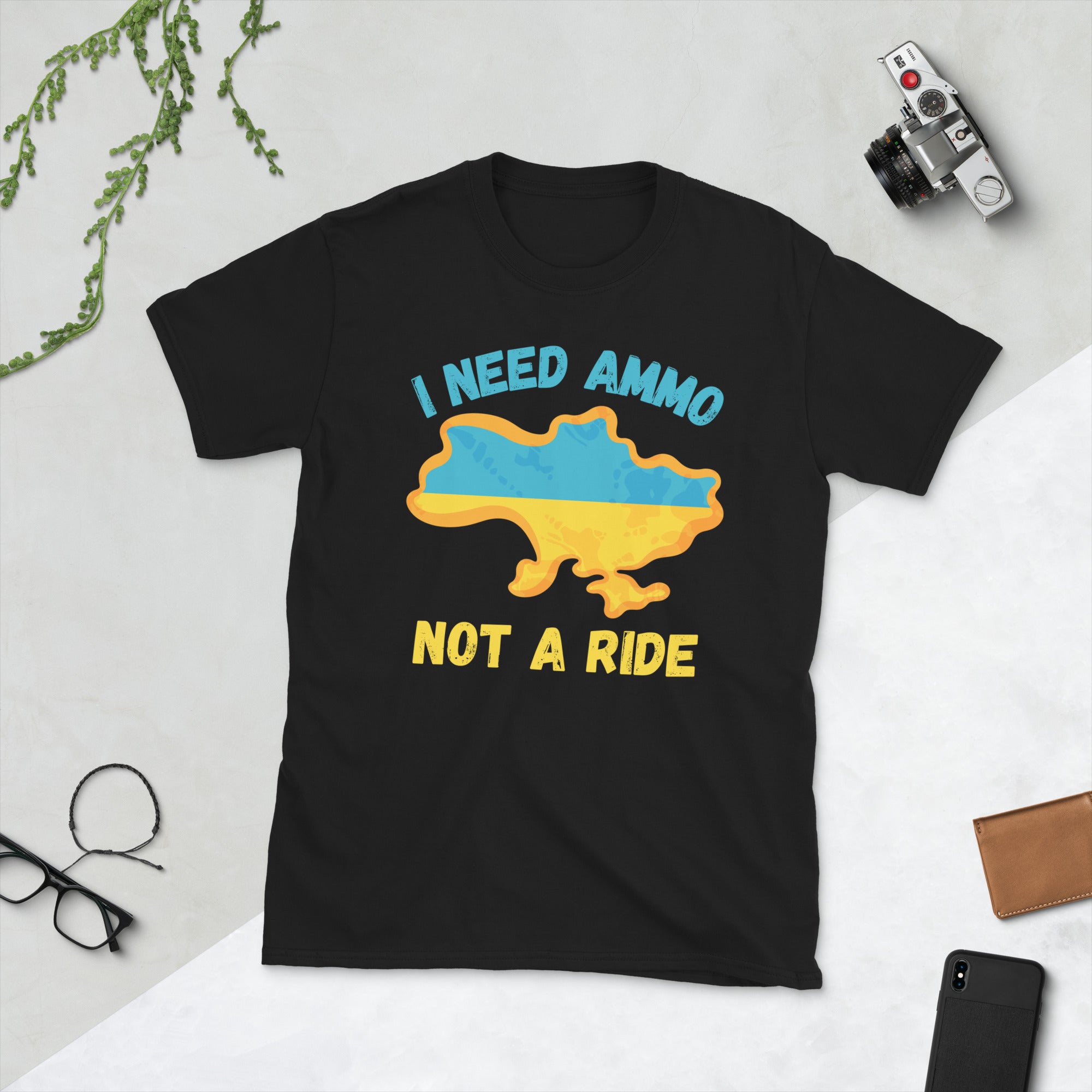 I Need Ammo Not A Ride Shirt, President Zelensky Shirt, Support Ukraine Shirt, Stand with Ukraine Tee, Puck Futin Shirt, Ukraine Flag Shirt