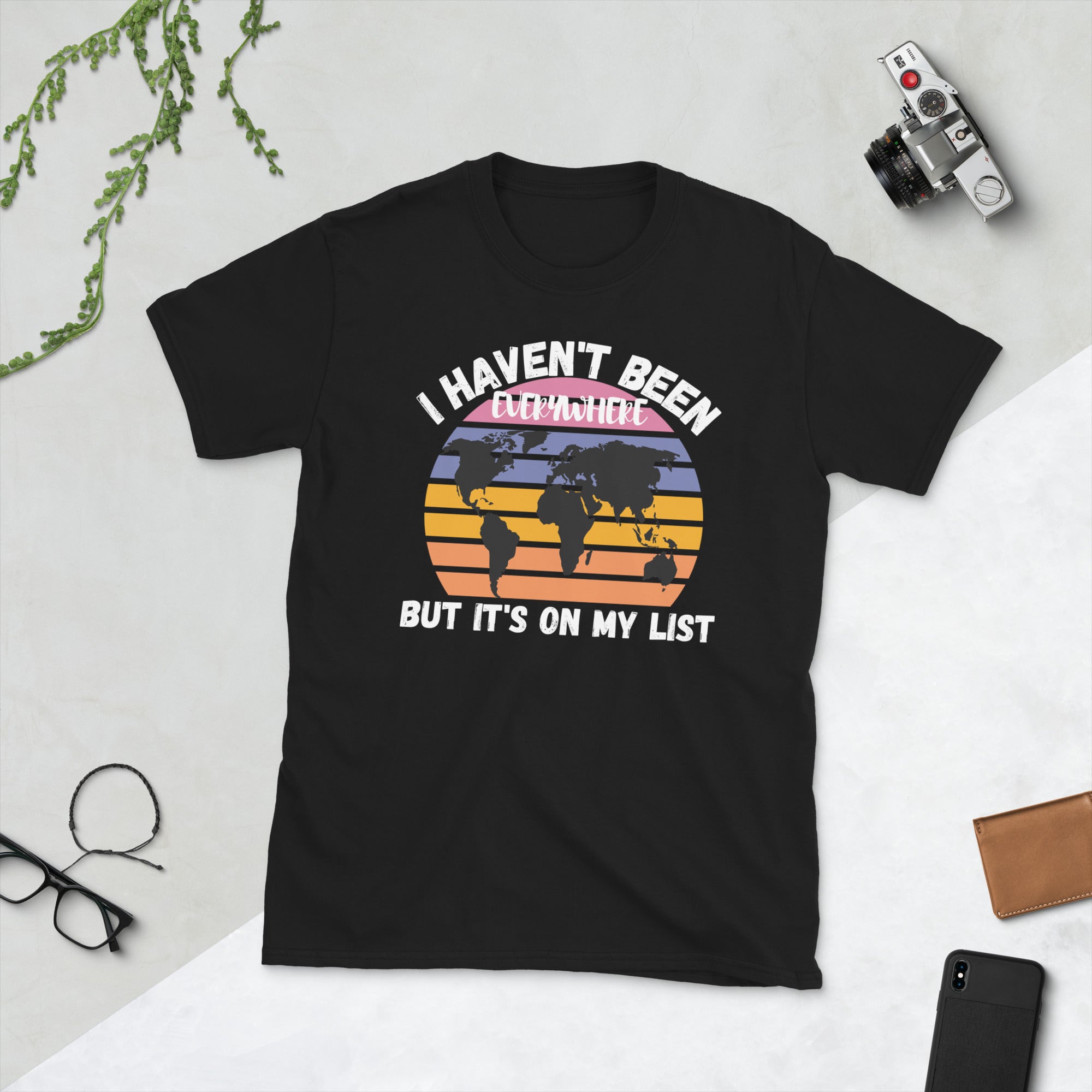 I Haven&#39;t Been Everywhere But It&#39;s On My List,World Traveler Tee,Vacation Shirt, Adventure Shirt, Gift For Traveler, Funny Travel Shirt - Madeinsea©