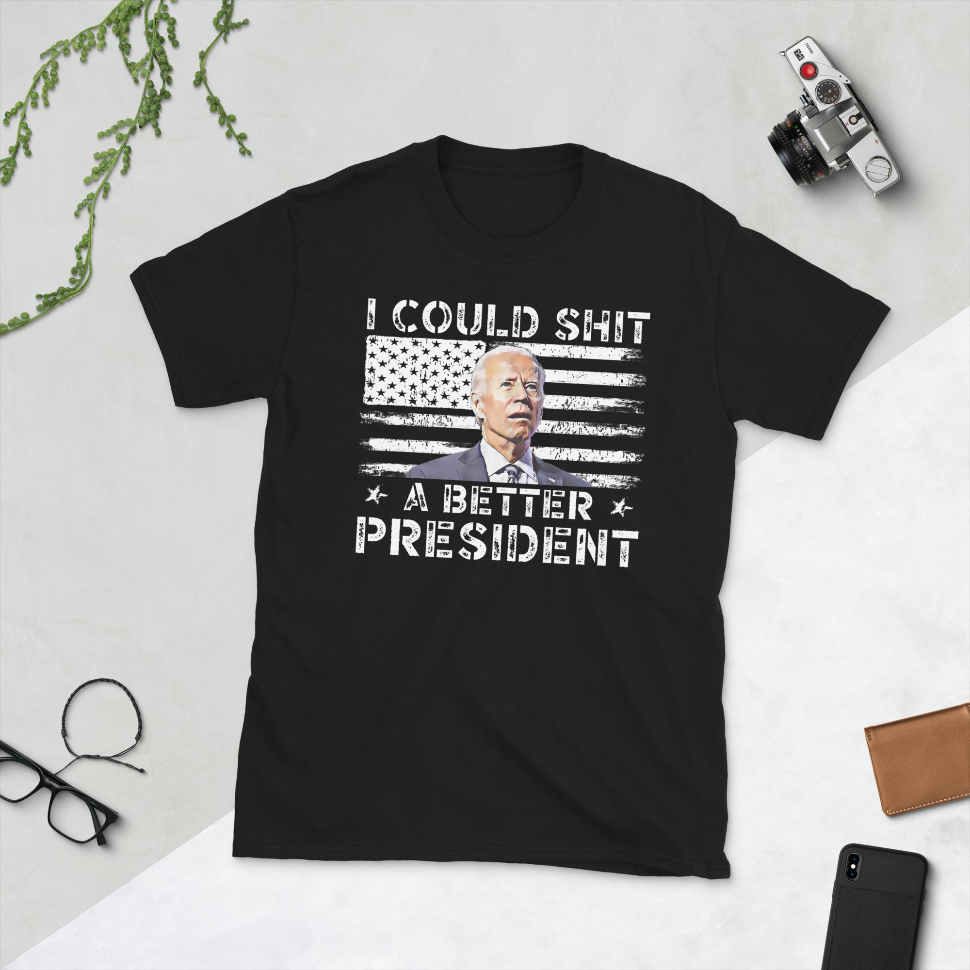 Ich könnte einen besseren Präsidenten scheißen, Lustiges Biden-Shirt, Republikaner-Shirt, FJB-Shirt, konservatives Shirt, amerikanisches Patriot-T-Shirt, Joe Biden-Geschenke