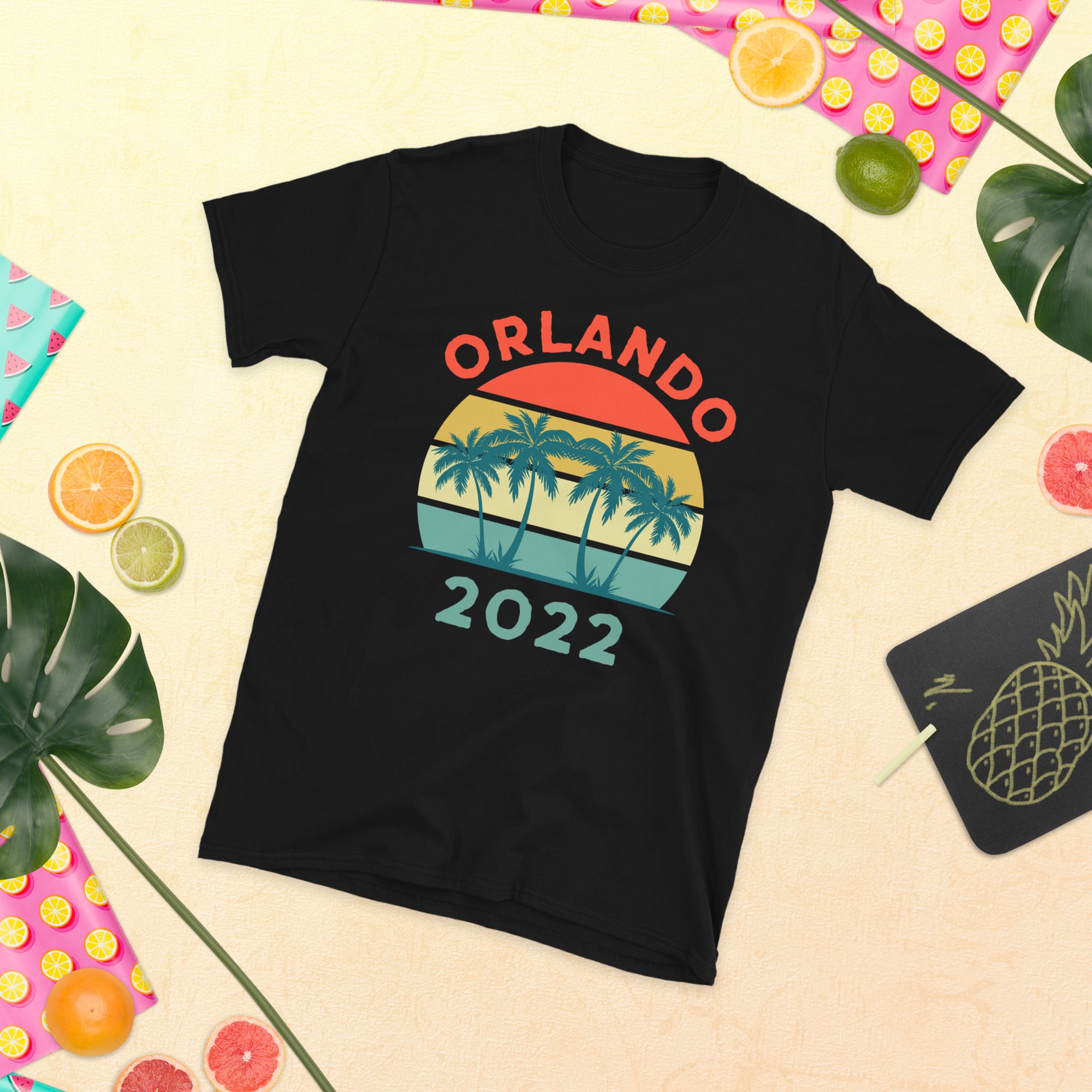 Camisa de vacaciones de verano de Orlando Florida 2022, camisa de vacaciones familiares de Orlando, regalo de Orlando Florida, camisa de viaje a juego, camiseta de viaje de verano de Orlando