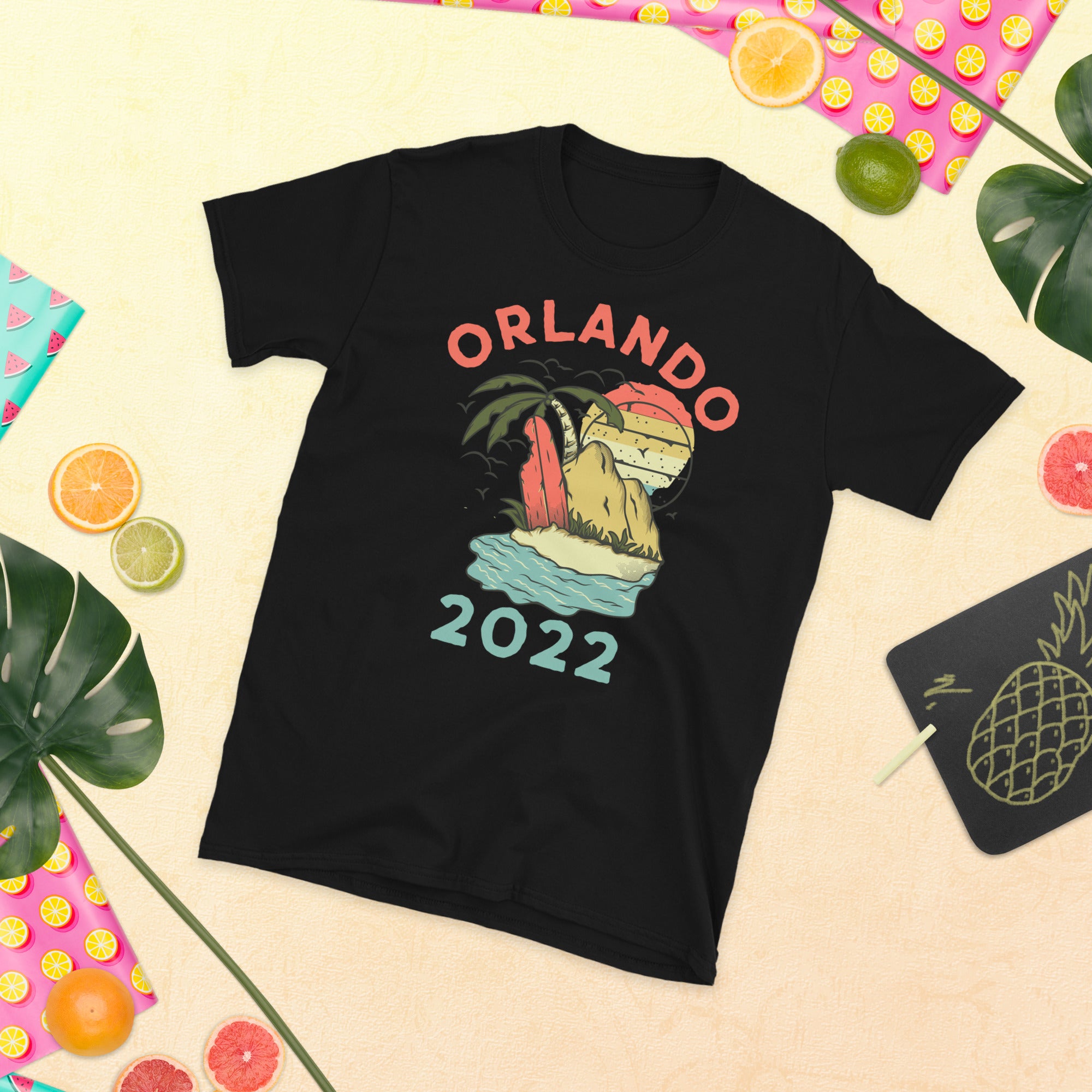 Camisa de vacaciones de verano de Orlando Florida 2022, camisa de vacaciones familiares de Orlando, regalo de Orlando Florida, camisa de viaje a juego, camiseta de viaje de verano de Orlando