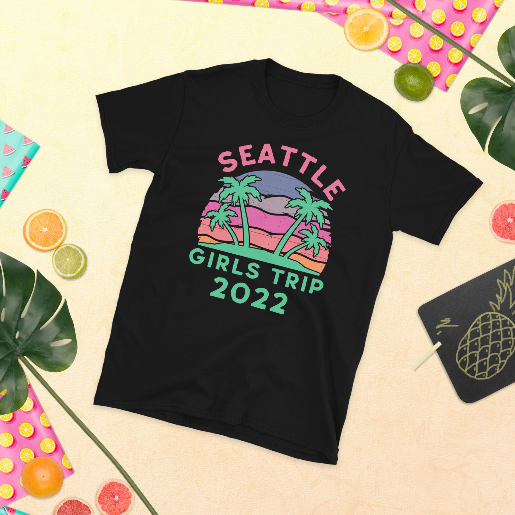 Seattle Girls Trip 2022 Shirt, Vintage Seattle T-Shirt, Seattle Washington, Seattle Sommerurlaub, passende Trip-Shirts, Reise-Geschenk-Shirt