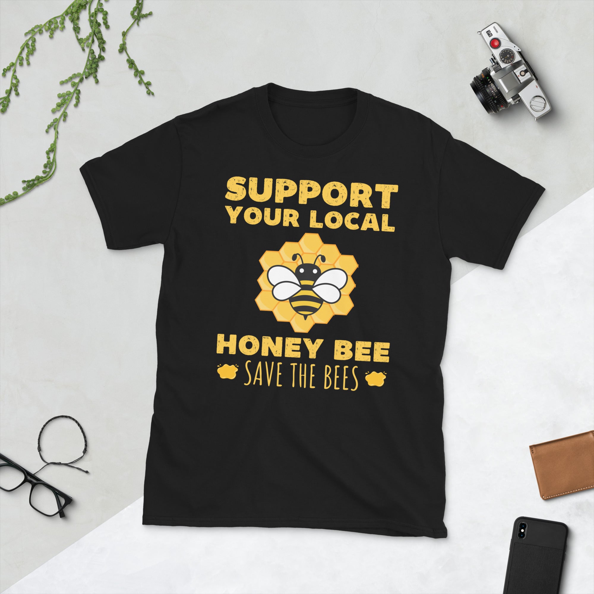 Save the Bees Shirt, Support Your Local Honey Bee, Beekeeping Tee, Funny Beekeeper Shirt Gift, Apiarist Tshirt, Gardener T Shirt, Bee Lover