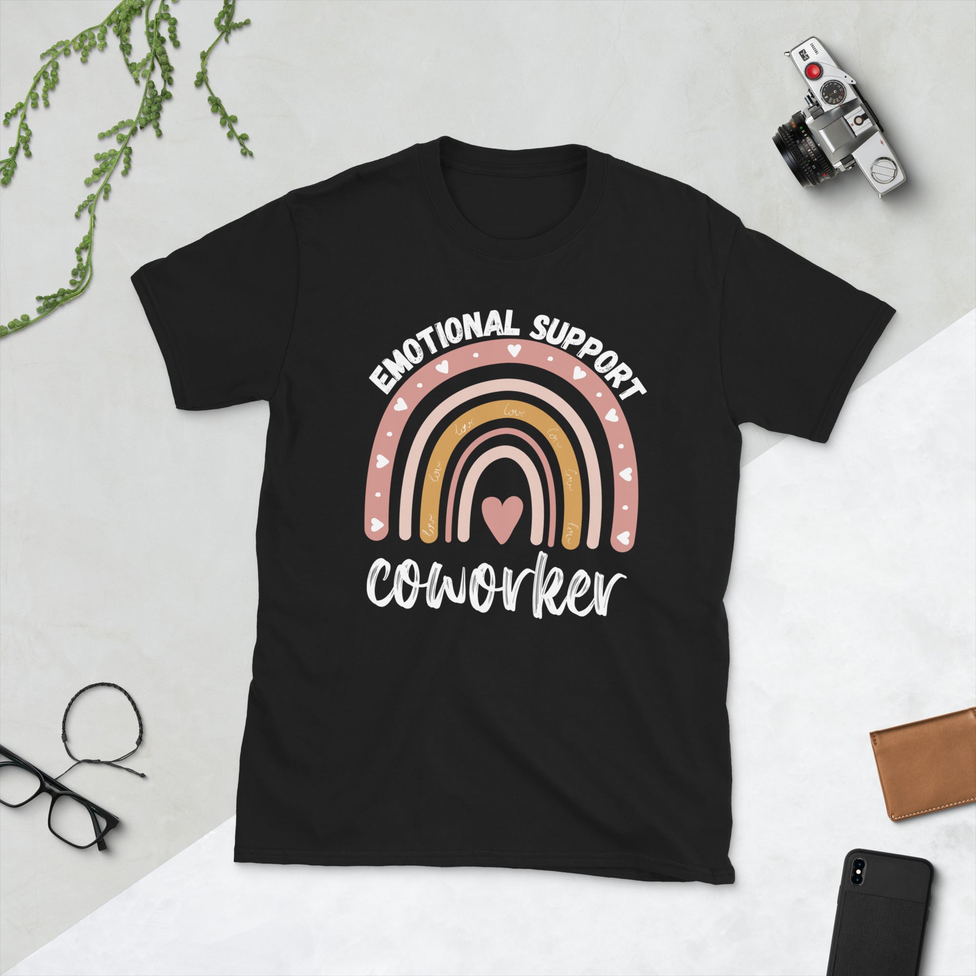 Camisa de compañero de trabajo de apoyo emocional, regalos de Bestie de trabajo, camiseta de Bestie de compañero de trabajo, camisas lindas del mejor compañero de trabajo, camiseta de idea de regalo de compañero de trabajo