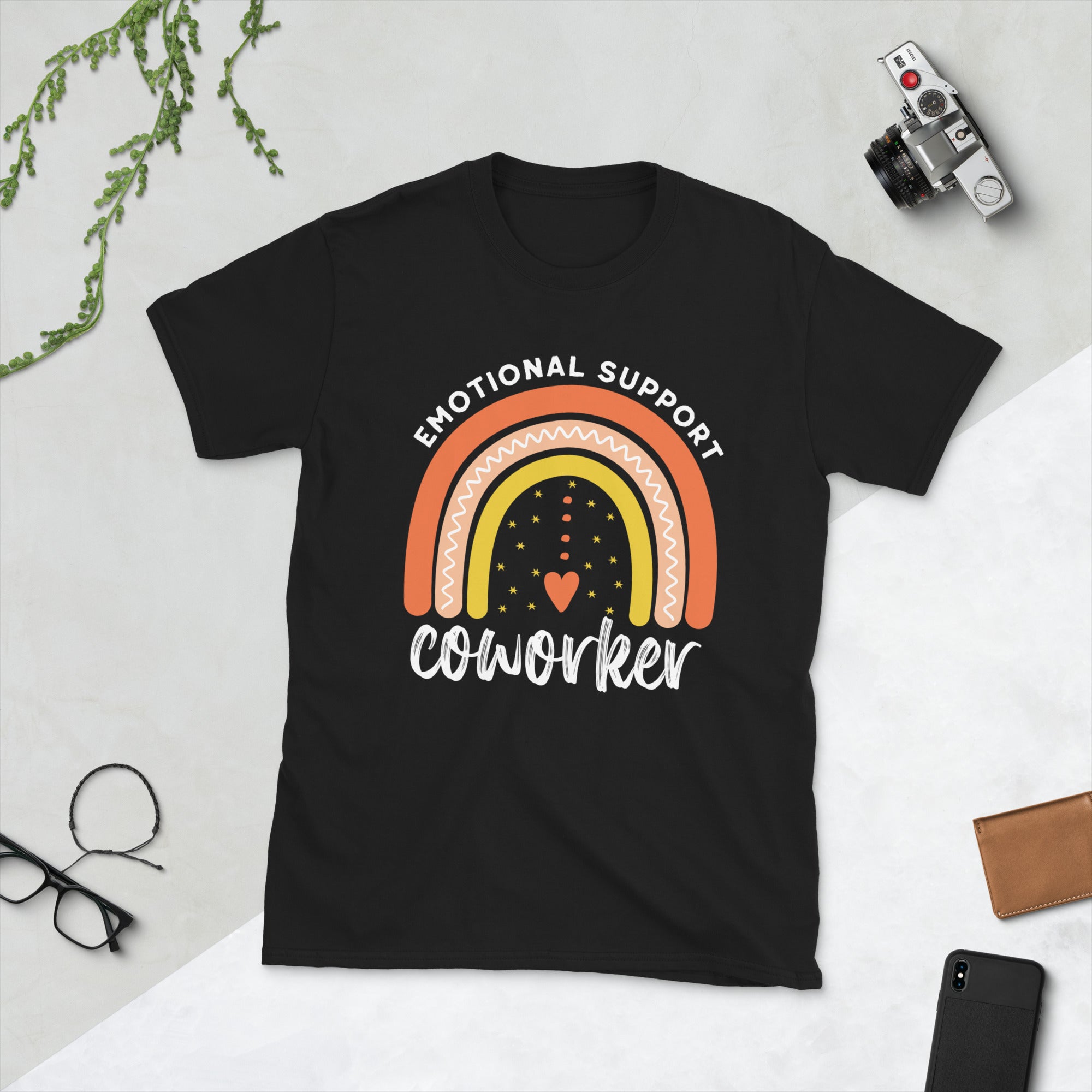 Camisa de regalo de compañero de trabajo de apoyo emocional, regalos de Bestie de trabajo, camiseta de Bestie de compañero de trabajo, camisas lindas del mejor compañero de trabajo, camiseta de idea de regalo de compañero de trabajo