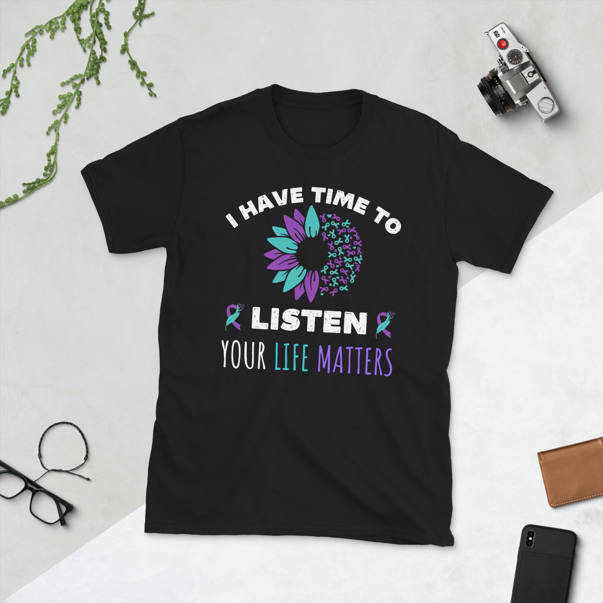 I Have Time To Listen Your Life Matters Shirt, Suicide Prevention, Suicide Awareness Month, Mental Health Tshirt, Suicide Survivor Support - Madeinsea©