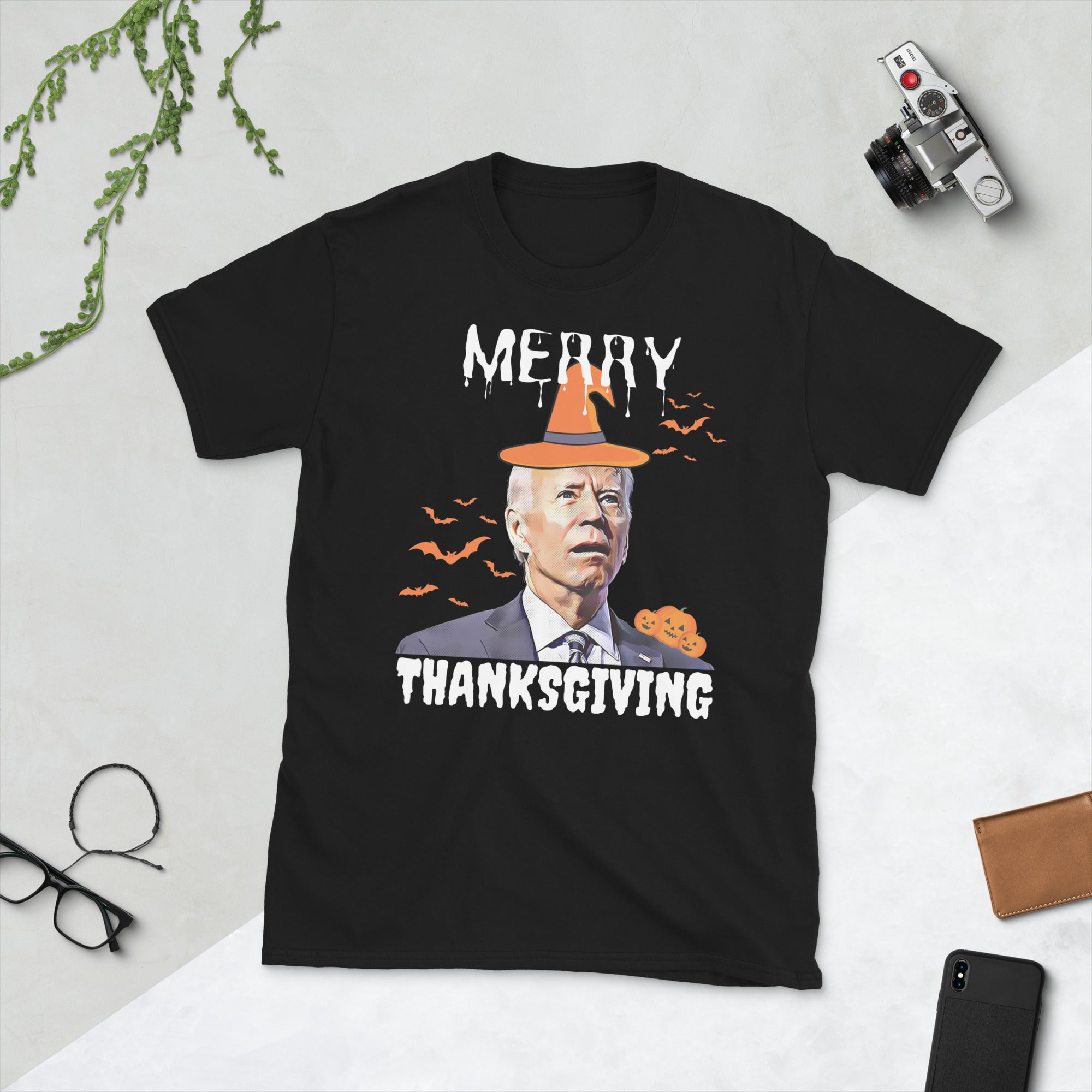 Merry Thanksgiving Halloween Shirt, Funny Joe Biden Confused, Halloween Biden Shirt, Republican Tshirt, FJB Shirt, Halloween Gifts For Him - Madeinsea©