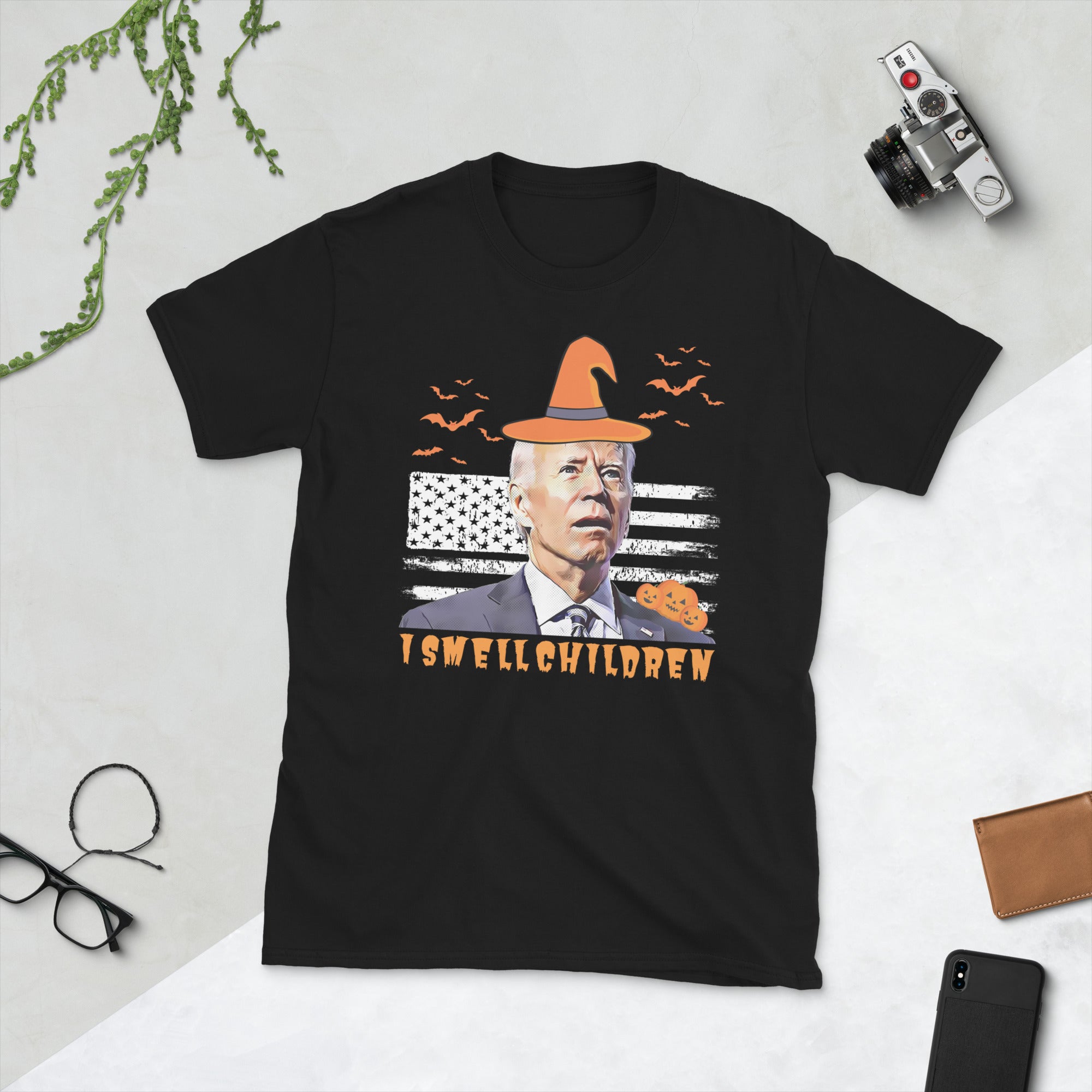 Biden Halloween Shirt, I Smell Children, Republicans Halloween Gifts, Anti Biden TShirt, Funny Biden Halloween Shirt, FJB Shirt, US Flag - Madeinsea©