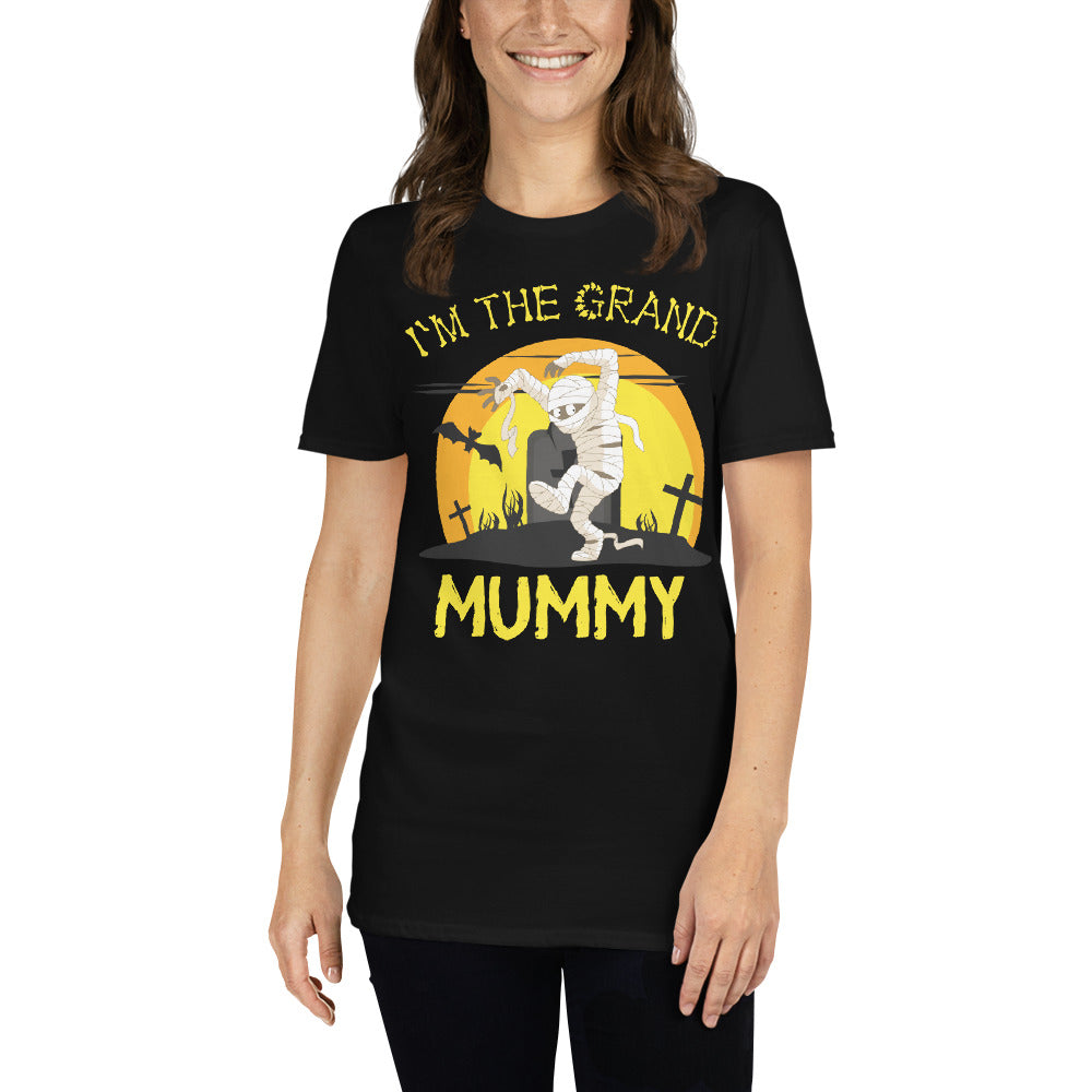 Grandma Halloween Shirt, Im The Grand Mummy, Nana Shirt, Funny Grandmother Halloween Gifts, Spooky Season Tshirt, Fall Gifts For Grandma - Madeinsea©