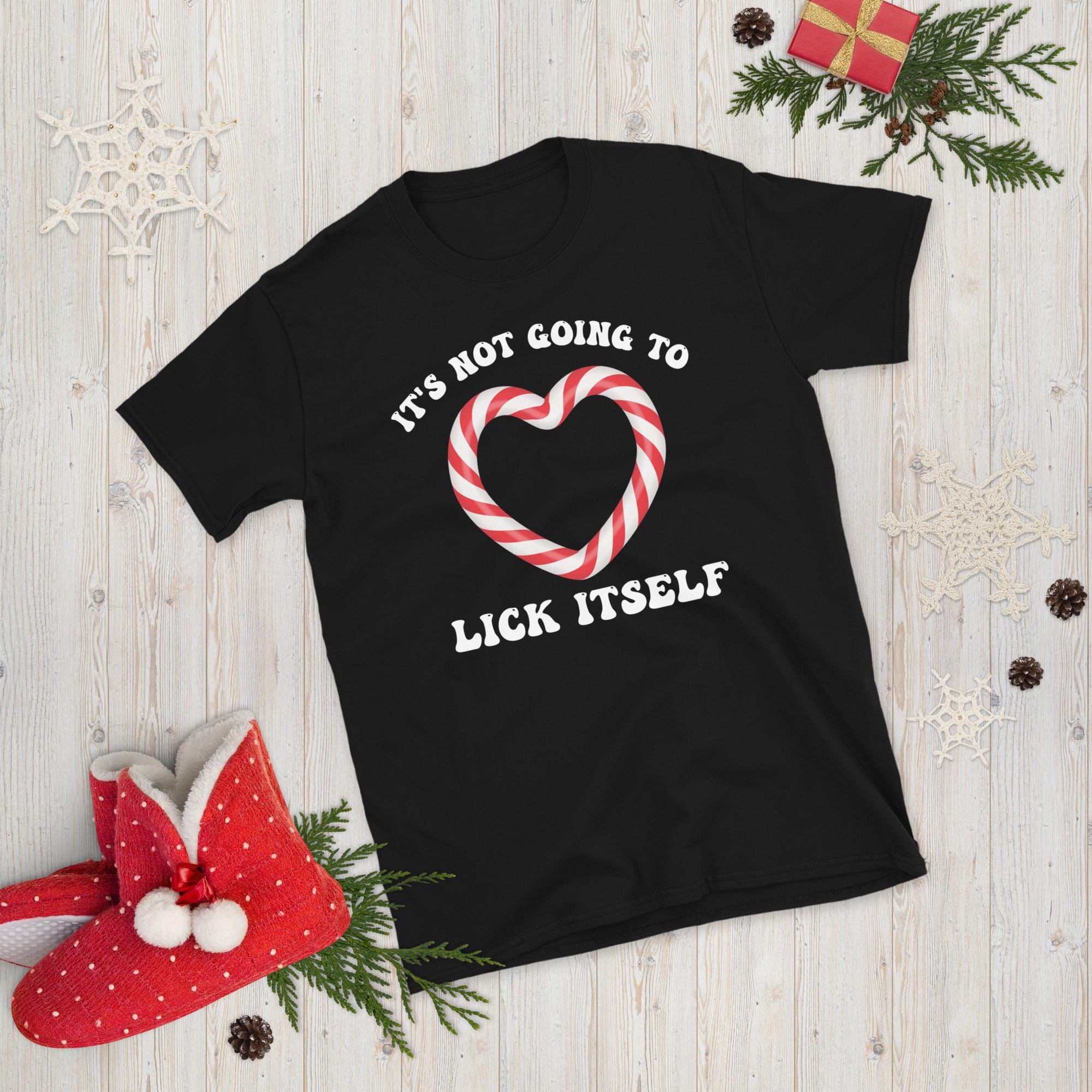 It&#39;s Not Going To Lick Itself, Xmas Sarcastic Shirt, Funny Christmas Shirt, Gifts For Christmas, Couples Gift, Naughty T-shirt, Xmas Gifts - Madeinsea©