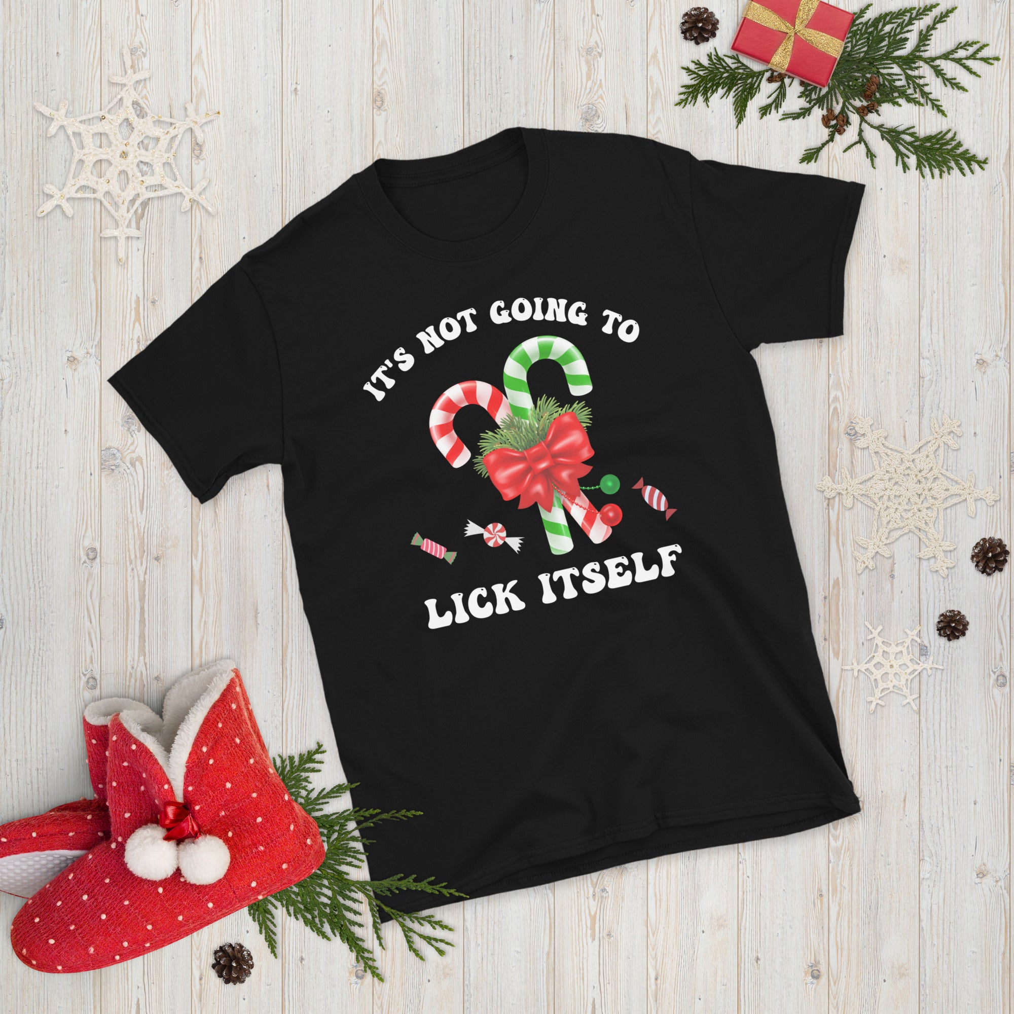 It&#39;s Not Going To Lick Itself, Xmas Sarcastic Shirt, Funny Christmas Shirt, Gifts For Christmas, Couples Gift, Naughty T-shirt, Xmas Gifts - Madeinsea©