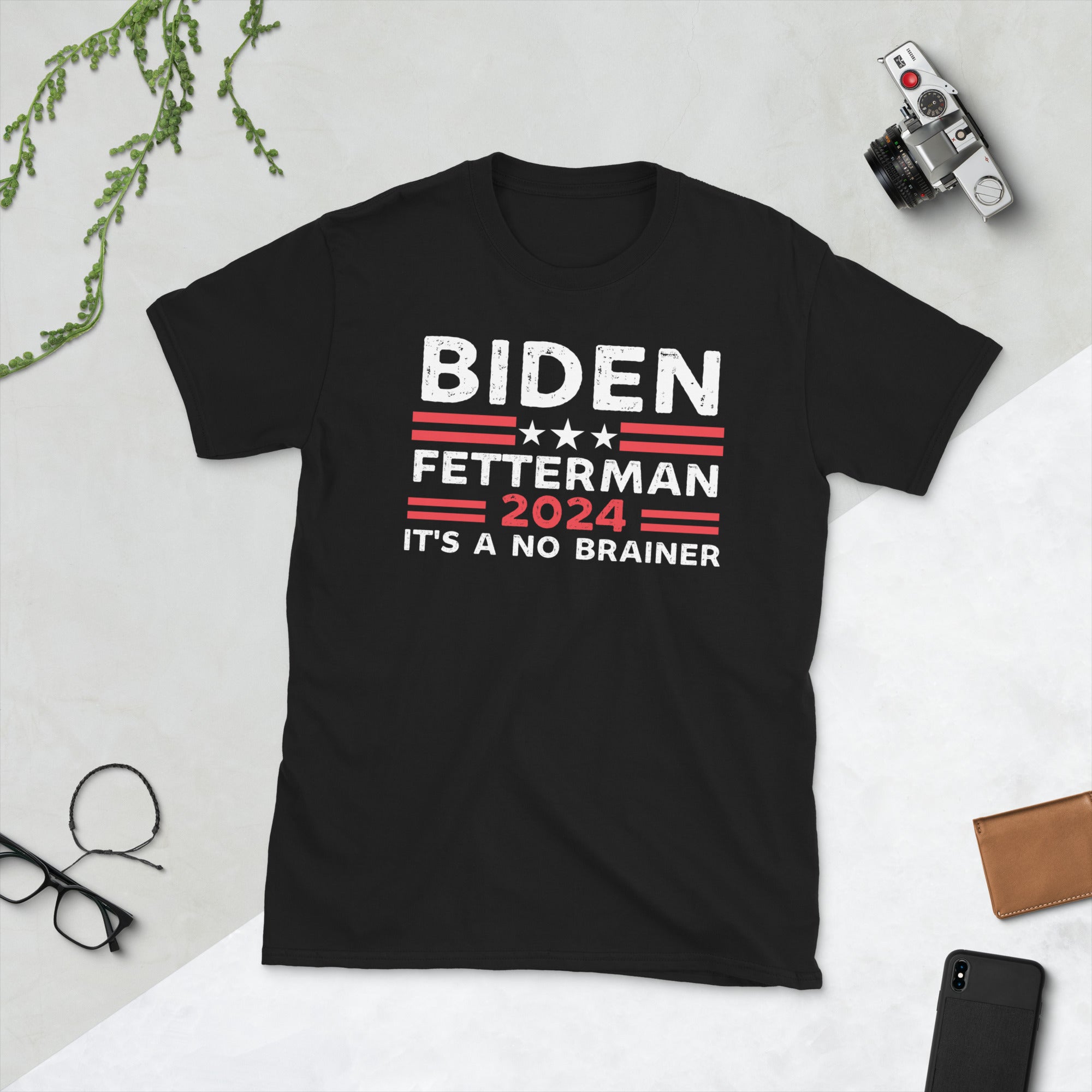 Biden Fetterman 2024 It&#39;s A No Brainer, Anti Biden Gifts, Republican Shirt, Conservative Shirt, FJB Tshirt, Joe Biden Tee, Patriotic Shirt - Madeinsea©