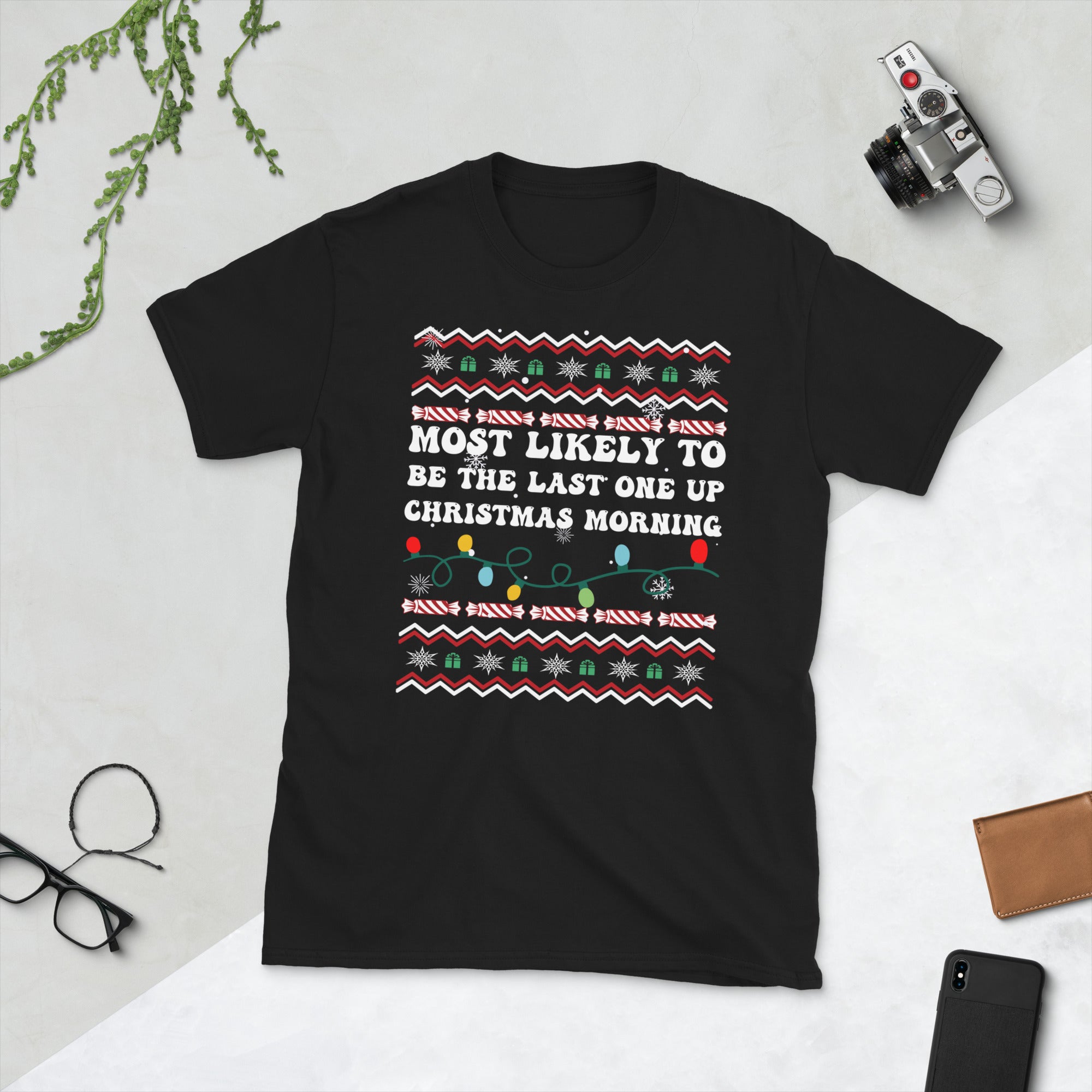 Funny Christmas Shirt, Groovy Xmas Tshirt, Ugly Pajama Shirt, Santa Gifts, Cute Christmas Tee, Xmas Lights T Shirt Shirt - Madeinsea©