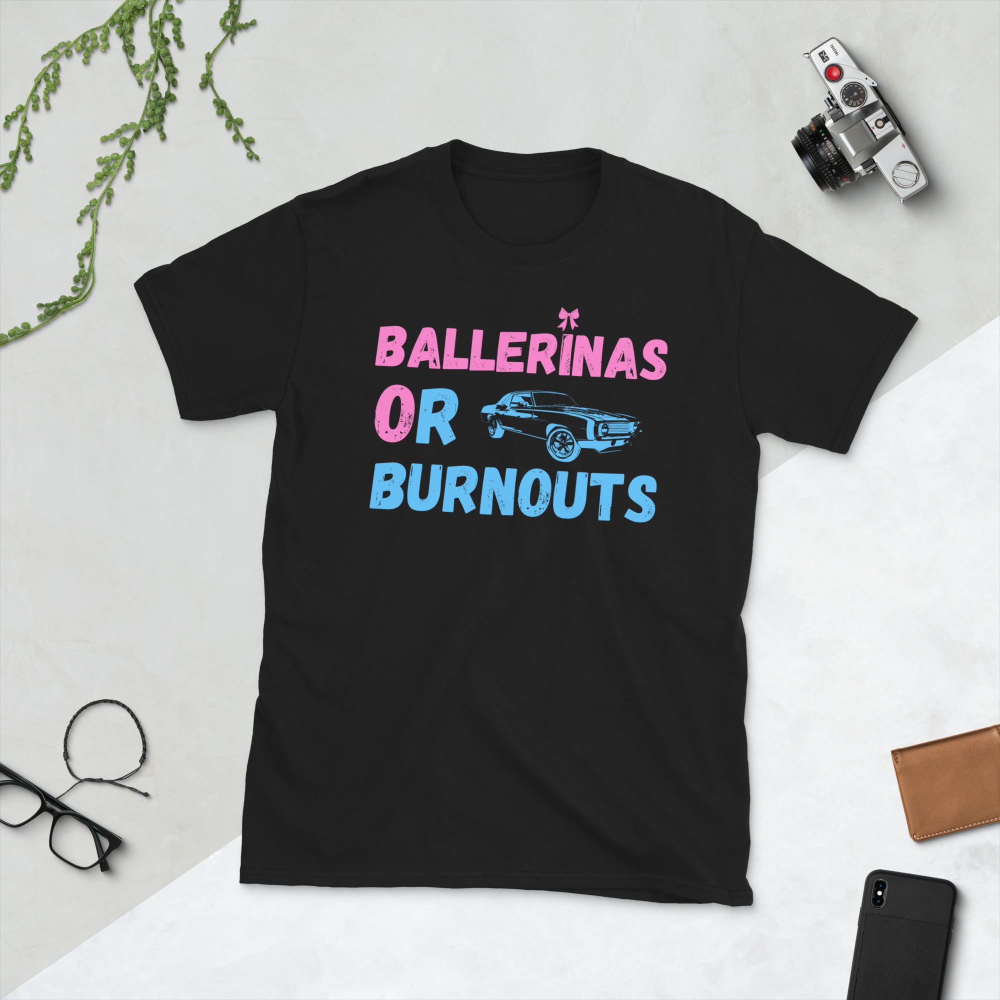 Ballerinas Or Burnouts Shirt, Gender Reveal TShirt, Pregnancy Announcement, New Parent Gifts, Gender Reveal Party Tshirt, Baby Shower Tee - Madeinsea©