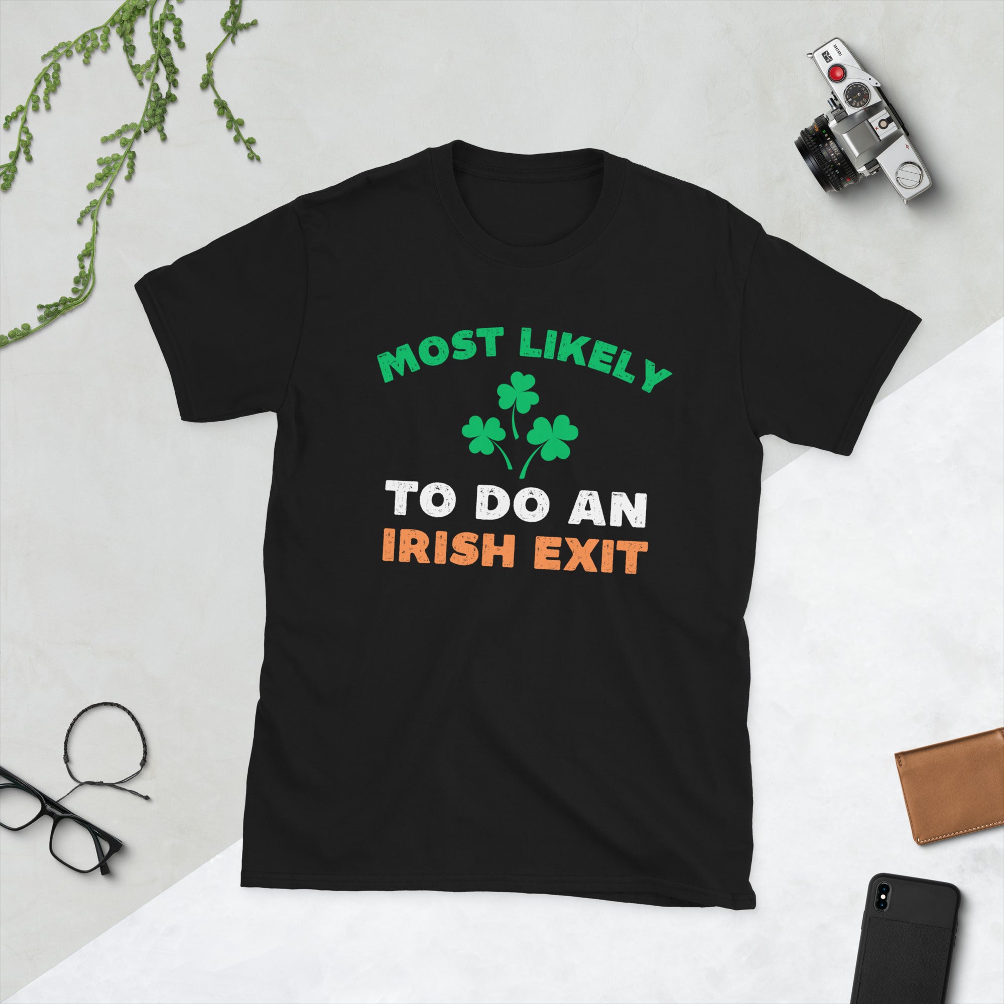 Most Likely To Do An Irish Exit Shirt, St Patricks Day Party Group Matching Tshirts, St Patricks Day Tee, Irish Gifts, Shamrock T Shirt - Madeinsea©