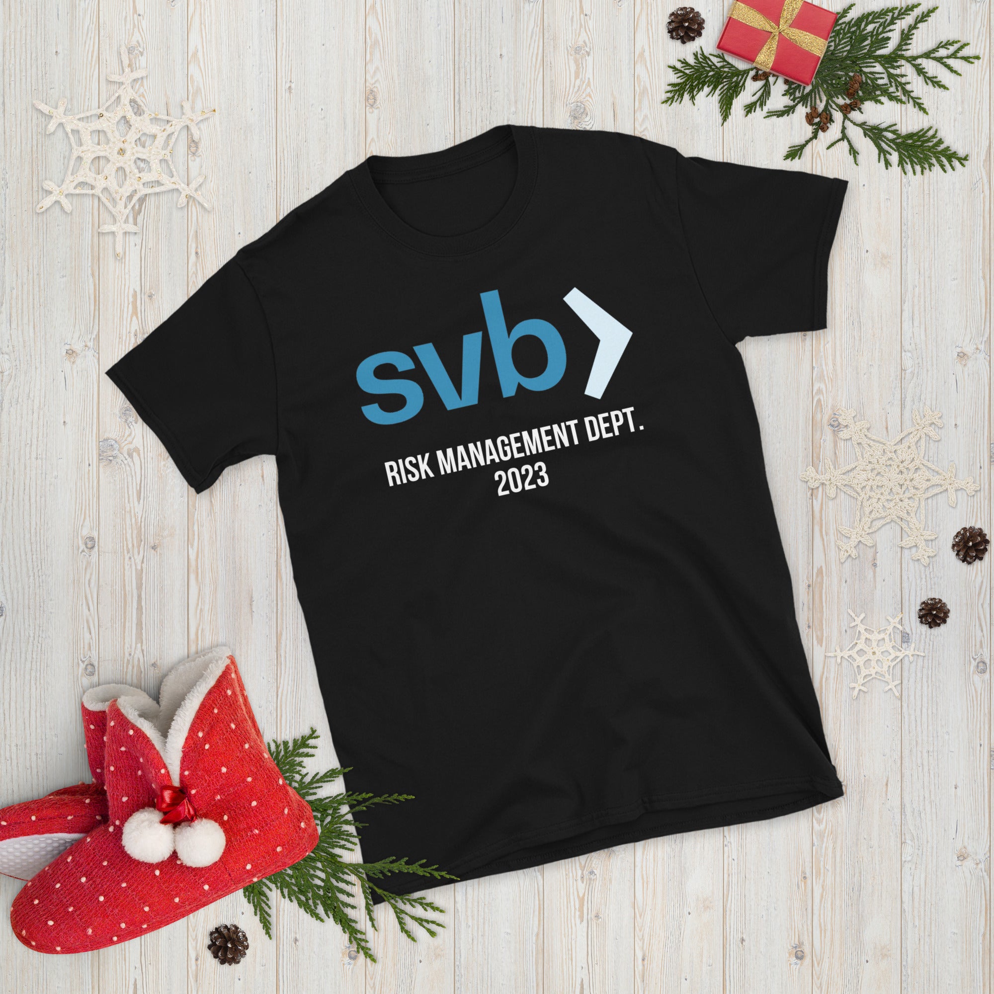 SVB Silicon Valley Bank Risk Management Shirt, SVB Bank Run, Risk Management Dept 2023, Funny Stock Market Tee, SVB Tshirt - Madeinsea©