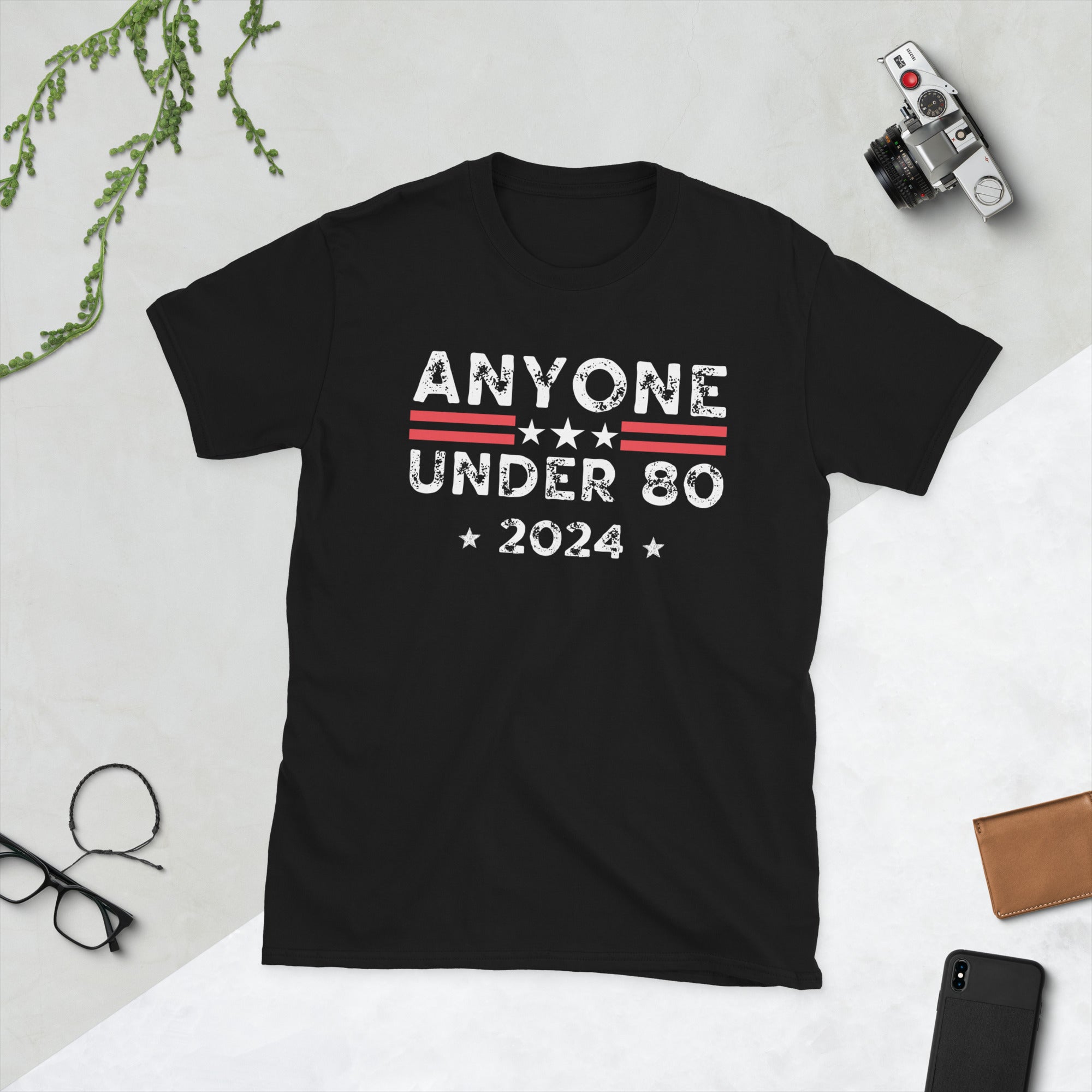 Anyone Under 80 2024 Shirt, Election 2024 Political TShirt, Political Humor, Funny Shirt, Anti Joe Biden Gifts, US Election 2024 Tee - Madeinsea©