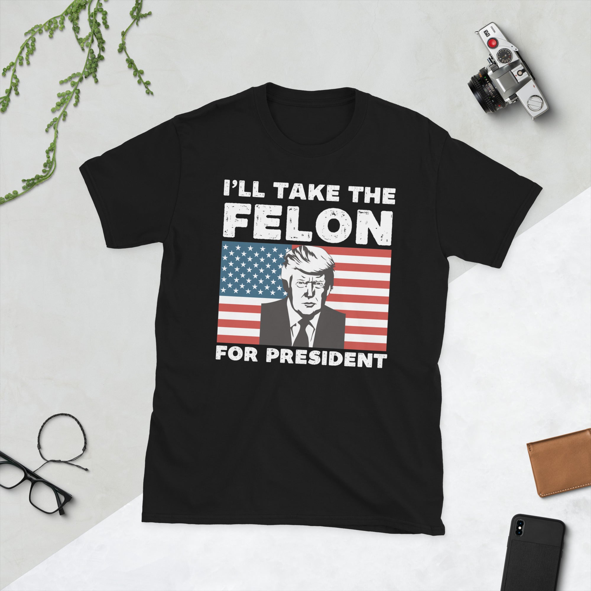 Vote Felon 2024, Camisa Trump 2024, Regalos republicanos, Camisa electoral, Camiseta política, Delincuente para presidente, Camisa conservadora