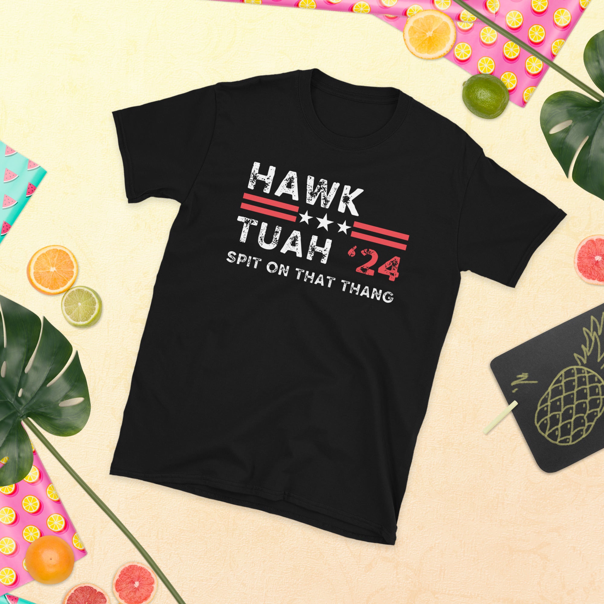 Hawk Tuah Shirt, Spit On That Thang, Hawk Tuah 2024, Lustiges Humor T-Shirt für Erwachsene, Virale T-Shirts, Unpassende Shirts, Beliebte Humor Geschenk T-Shirts