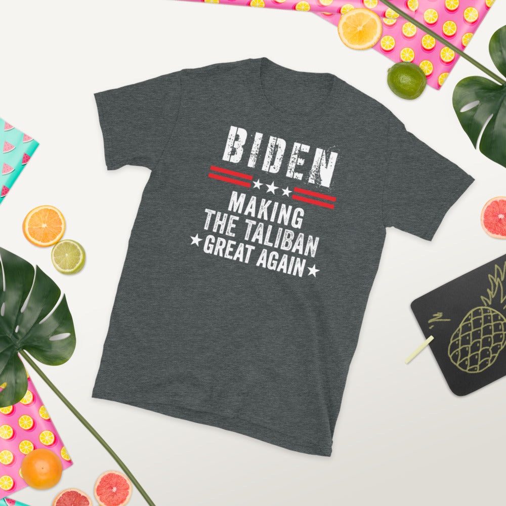 Making Taliban Great Again Shirt, Funny Biden Harris Shirt, Anti Biden Shirt, Republican American Flag Shirt - Madeinsea©