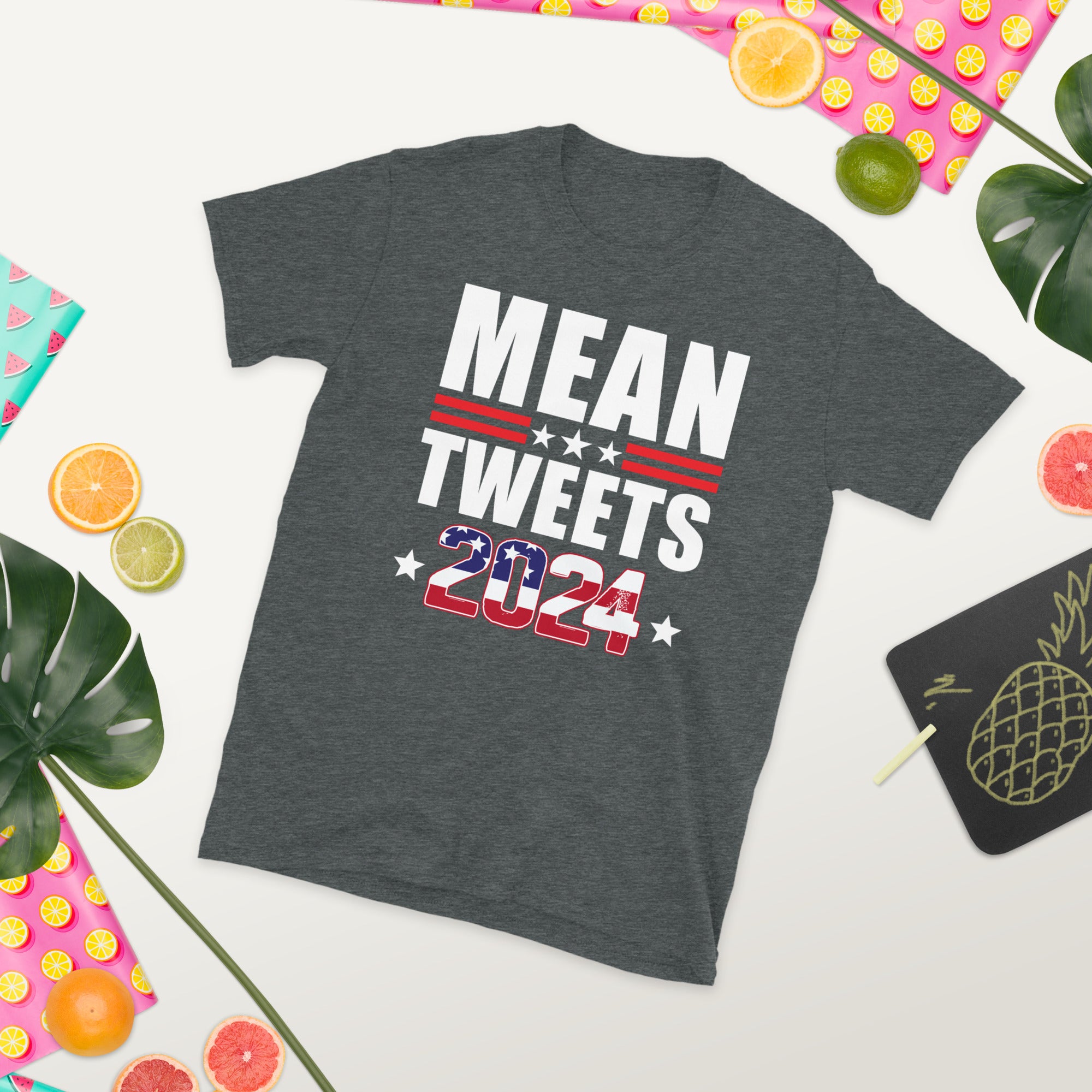 Mean Tweets 2024 Shirt, Donald Trump 2024 Shirt, Republican Gifts, Trump Fan Shirt, Anti Biden T Shirt, USA American Patriot Tee - Madeinsea©